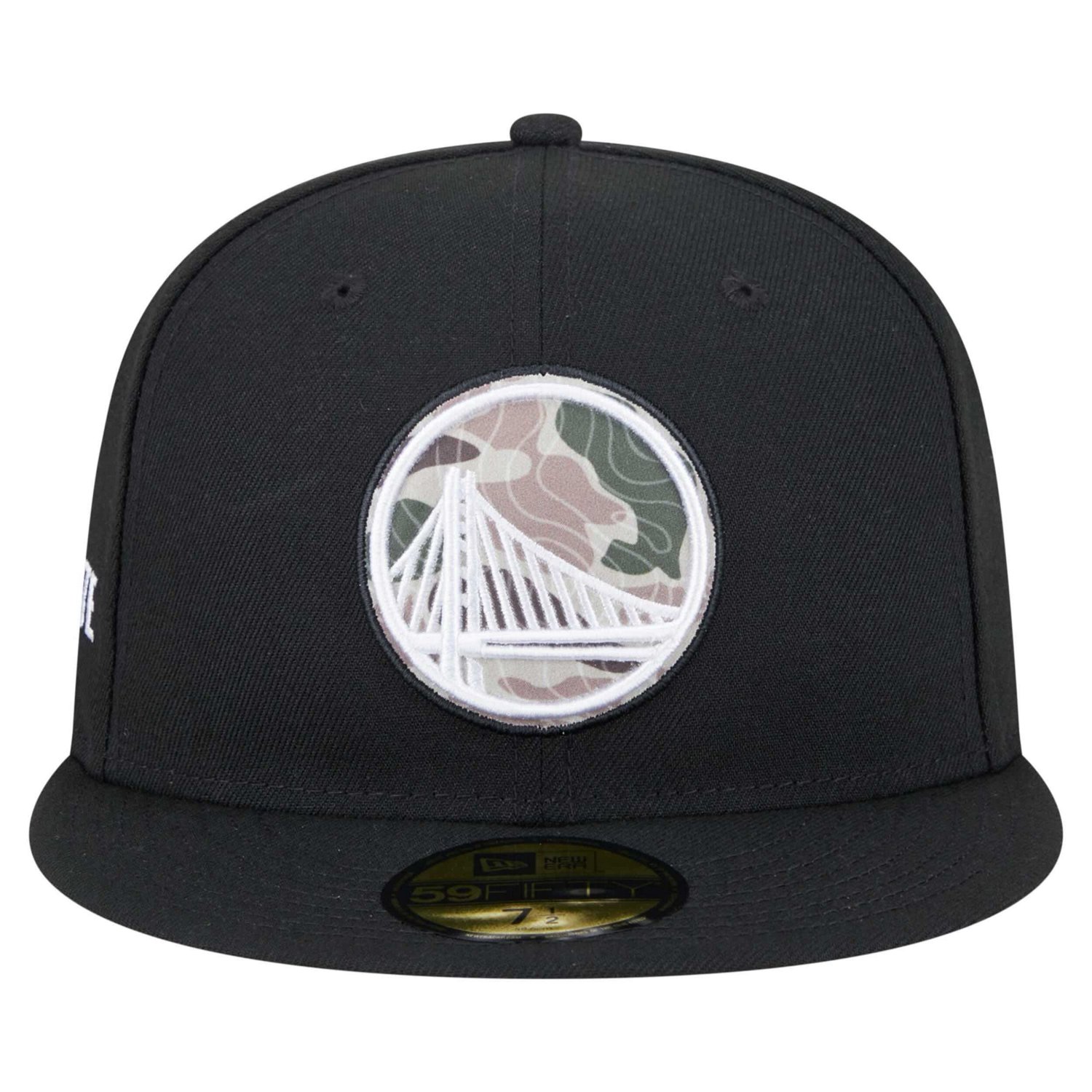 New Era Golden State Warriors Camo Print UV 59FIFTY Fitted Hat