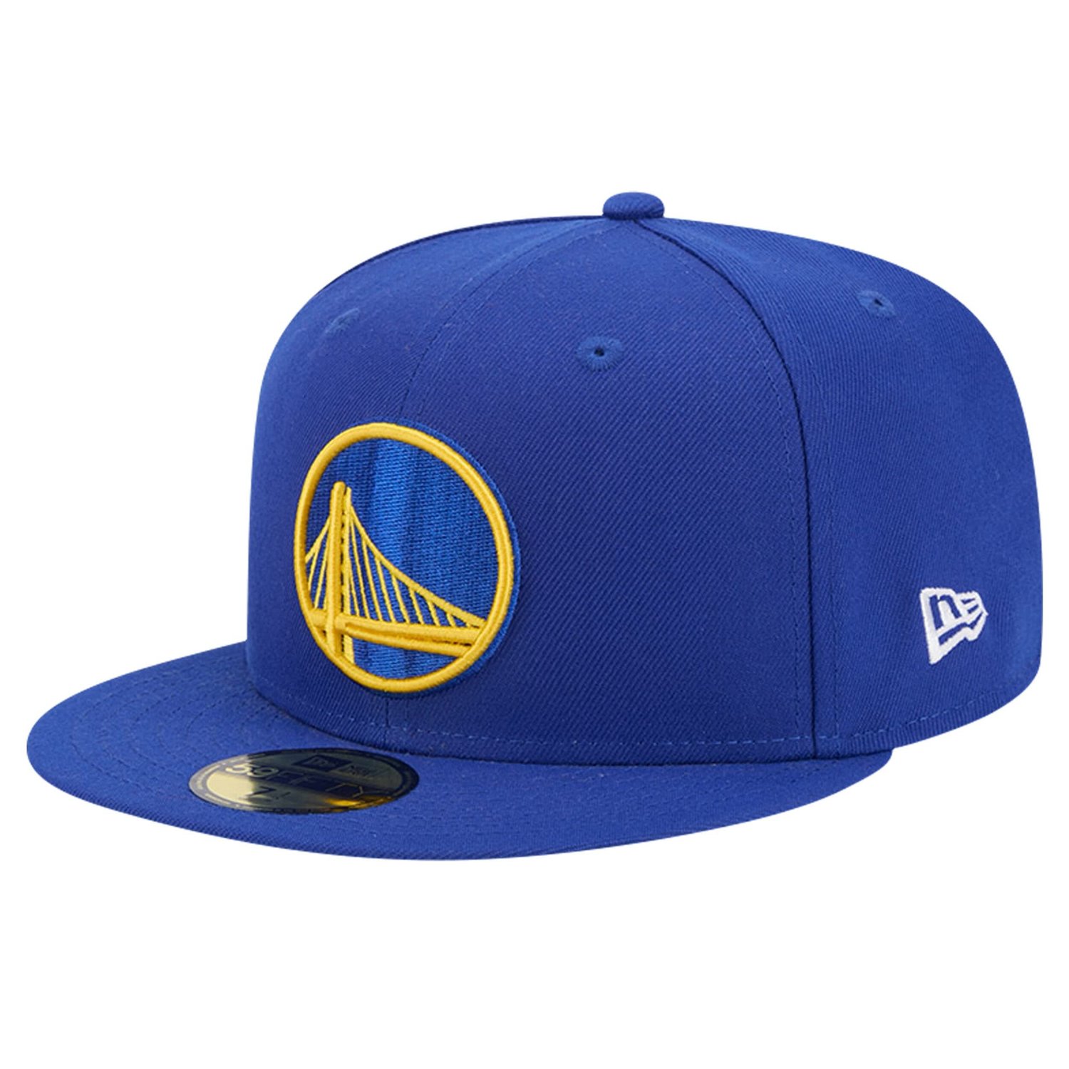 New Era Golden State Warriors Court Sport Leather Applique 59FIFTY Fitted Hat                                                    - view number 3