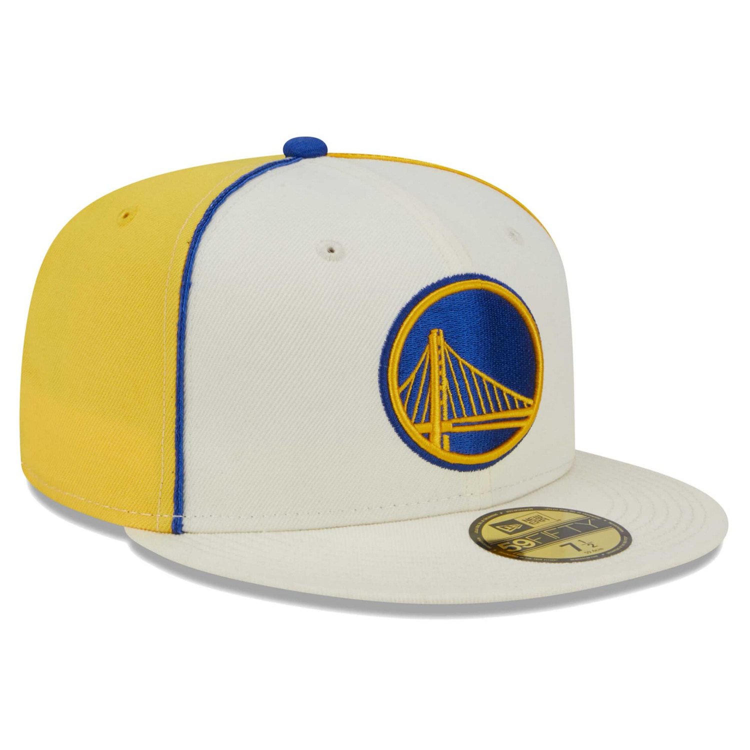 New Era Golden State Warriors Piped Pop Panel 59FIFTY Fitted Hat - view number 3