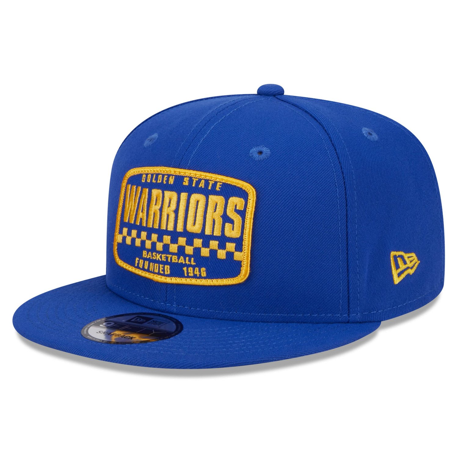 New Era Golden State Warriors Rally Drive Finish Line Patch 9FIFTY Snapback Hat - view number 3