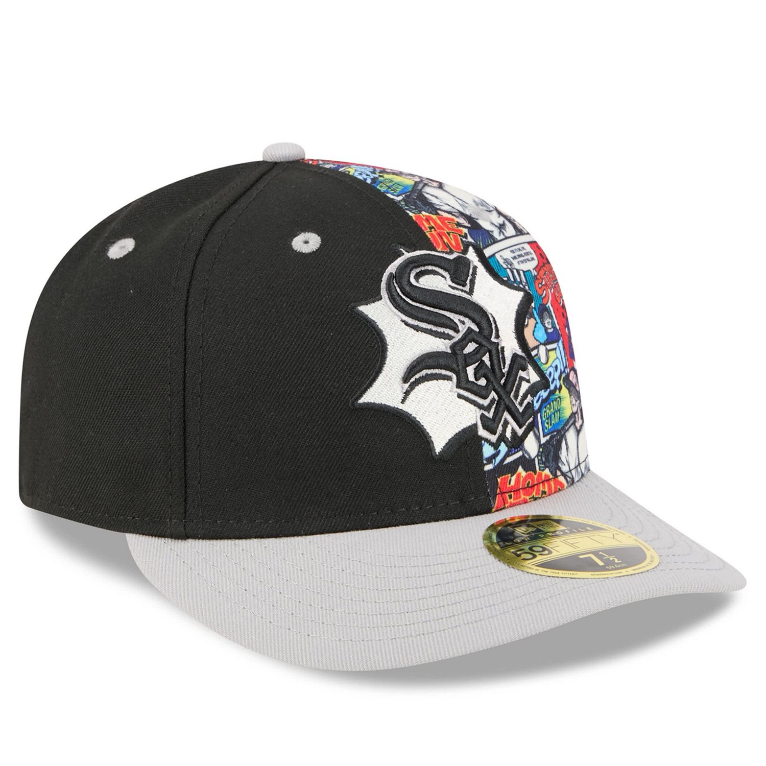 New Era Gray Chicago White Sox 2025 MLB Diamond Hero Edition Low Profile 59FIFTY Fitted Hat - view number 3