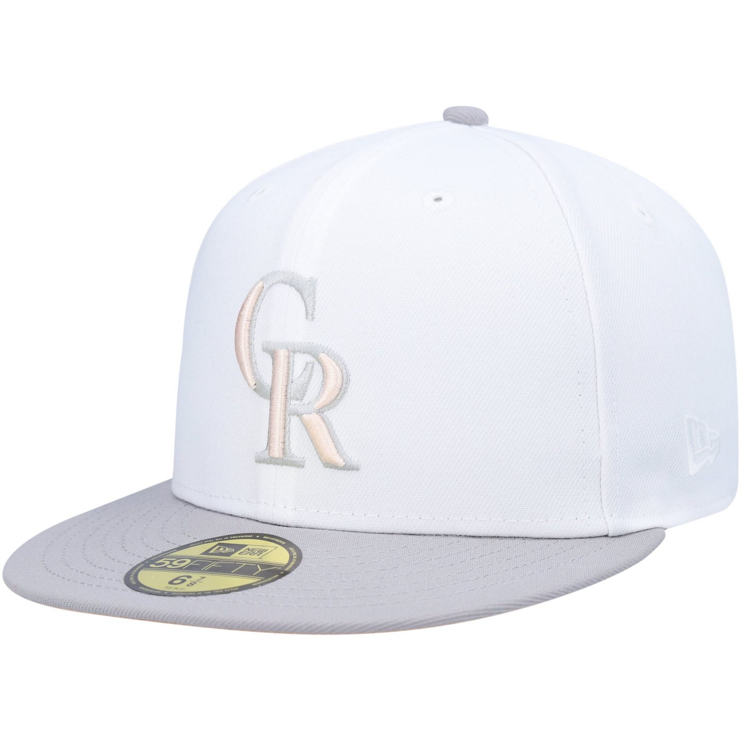 New Era /Gray Colorado Rockies 2007 World Series Side Patch Undervisor 59FIFTY Fitted Hat - view number 3