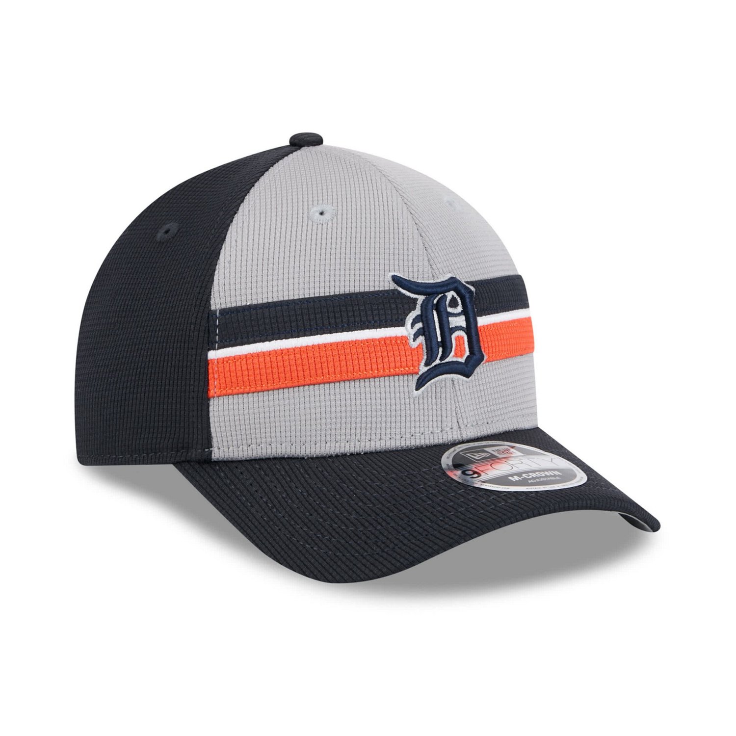 New Era Gray Detroit Tigers 2025 Batting Practice 9FORTY M-Crown Adjustable Hat