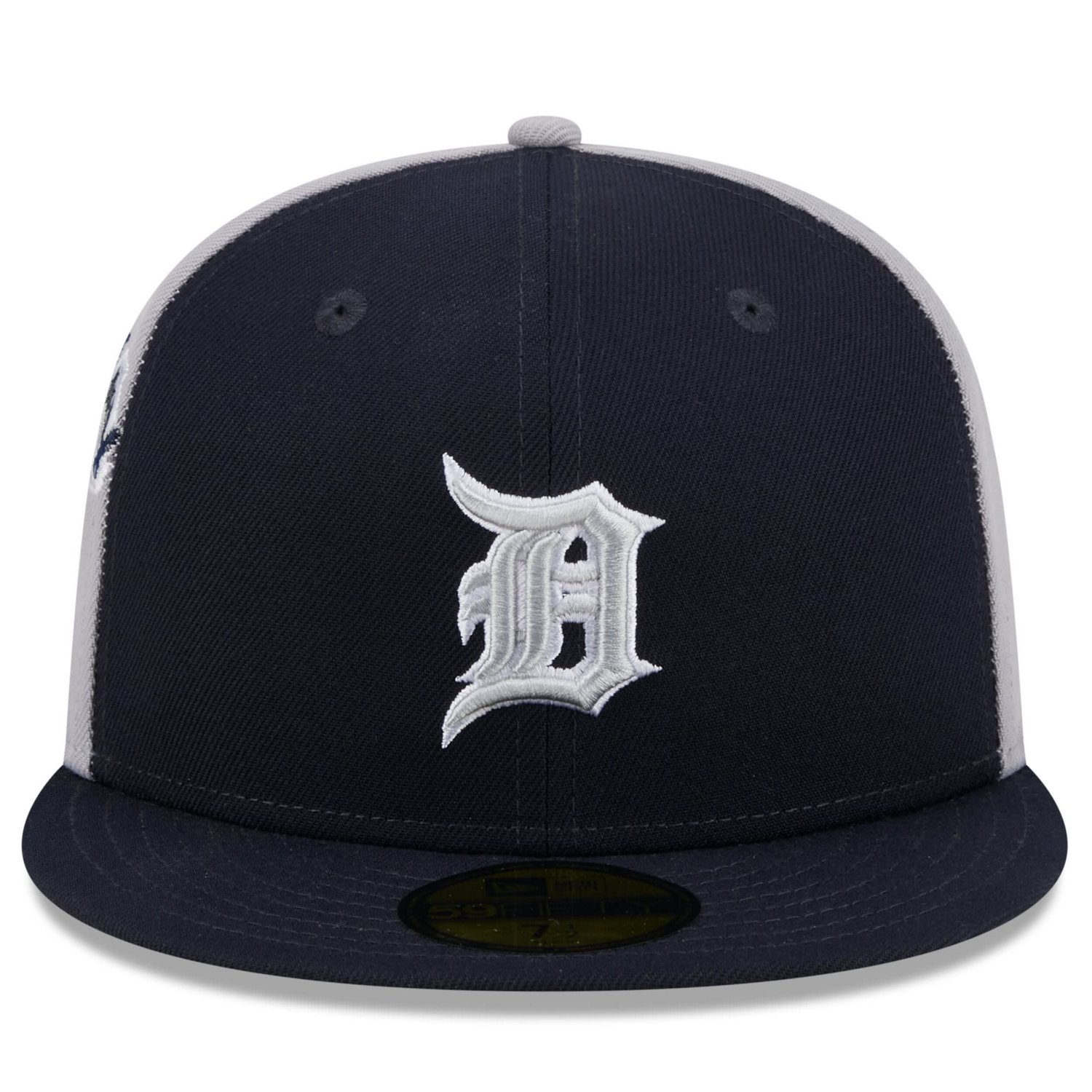 New Era Gray Detroit Tigers Gameday Sideswipe 59FIFTY Fitted Hat - view number 2