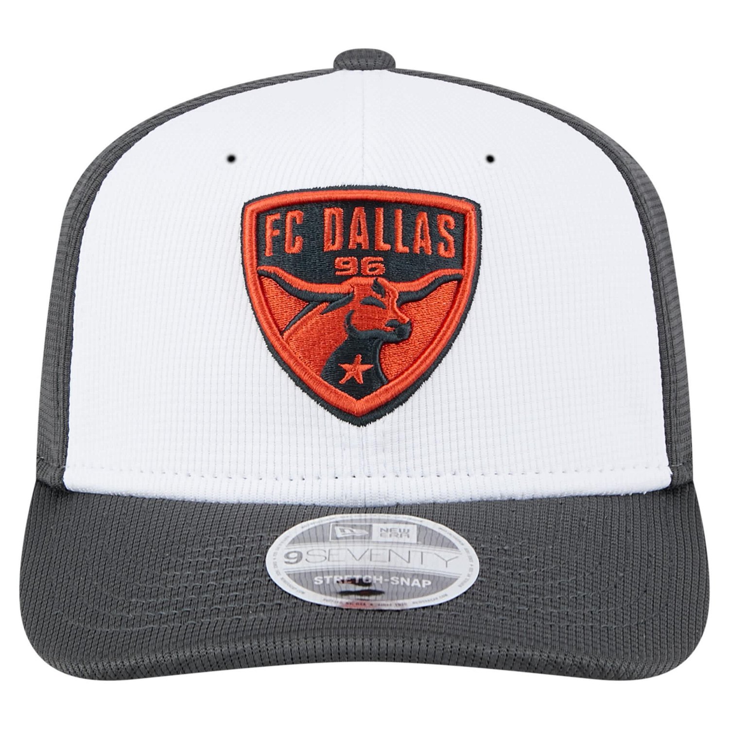 New Era Gray FC Dallas 2025 Jersey Hook 9SEVENTY Stretch-Snap Hat - view number 2
