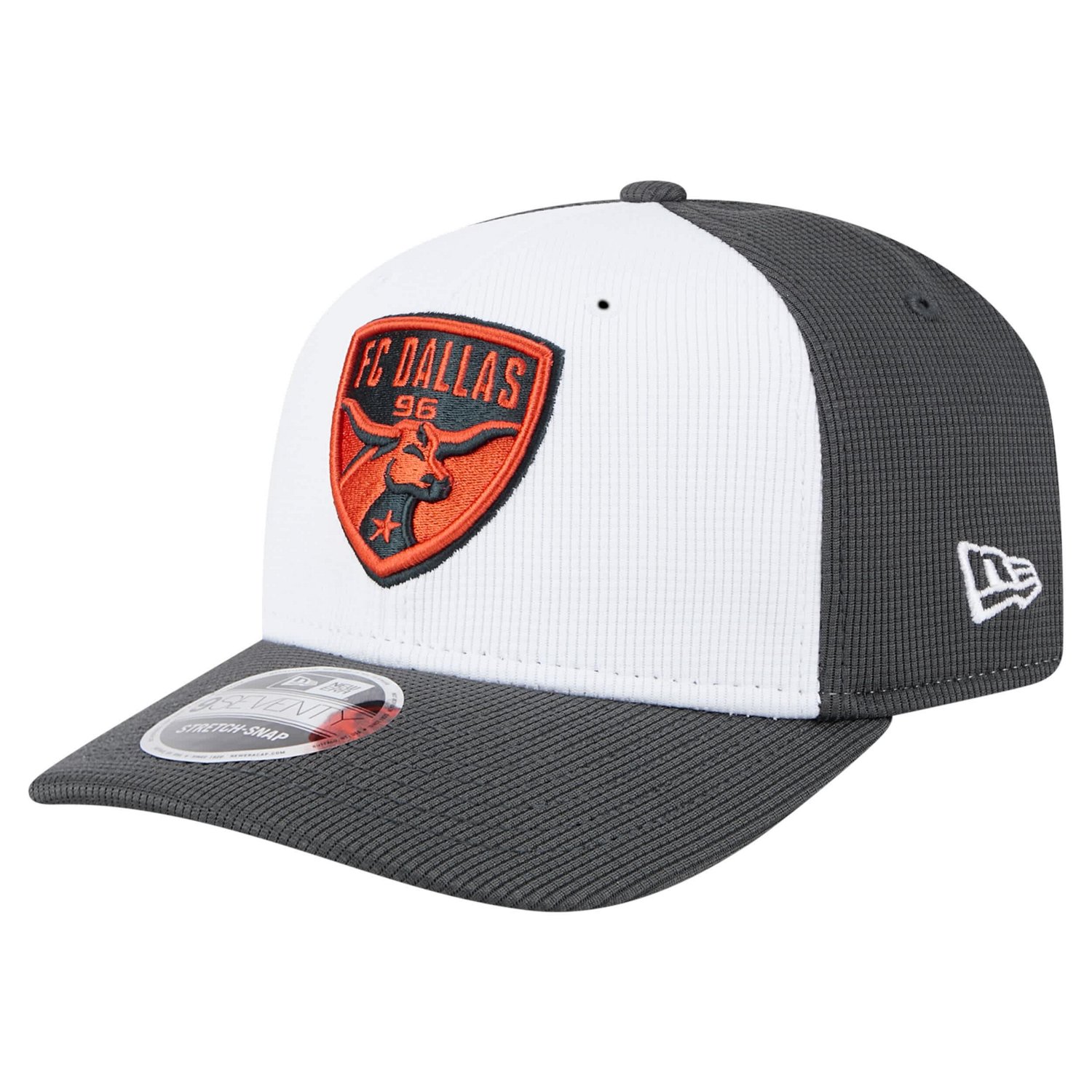 New Era Gray FC Dallas 2025 Jersey Hook 9SEVENTY Stretch-Snap Hat - view number 3