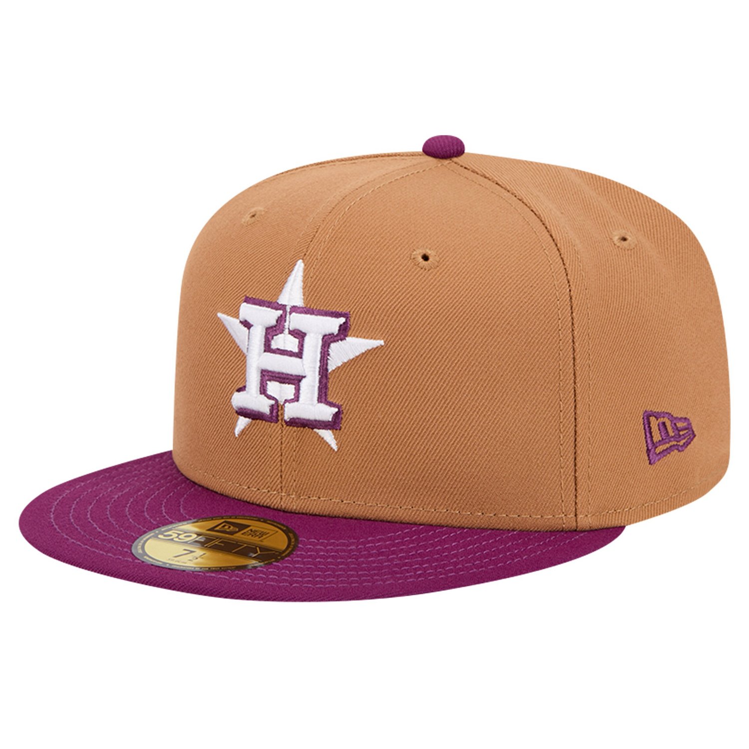 New Era /Gray Houston Astros Two-Tone Color Pack 59FIFTY Fitted Hat                                                              - view number 1