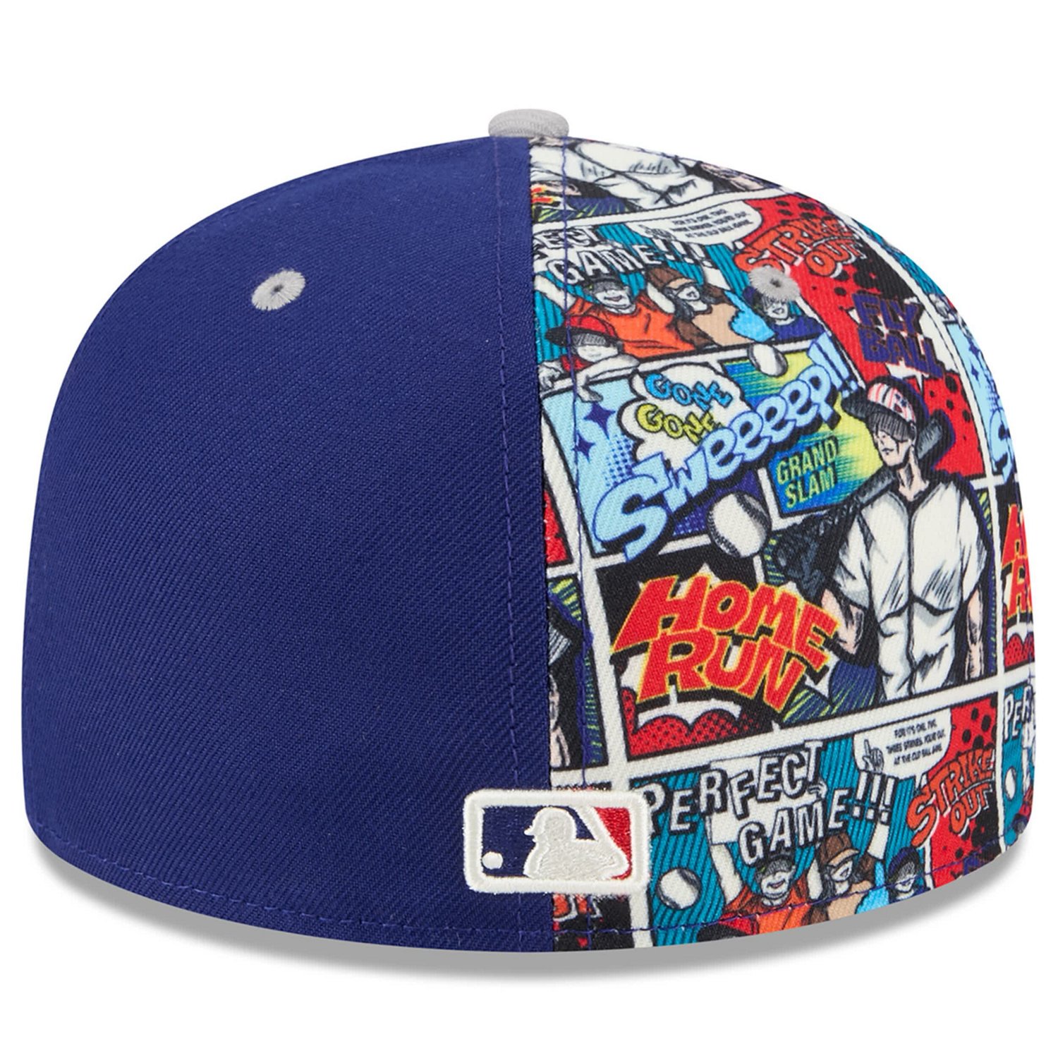 New Era Gray Los Angeles Dodgers 2025 MLB Diamond Hero Edition 59FIFTY Fitted Hat - view number 4