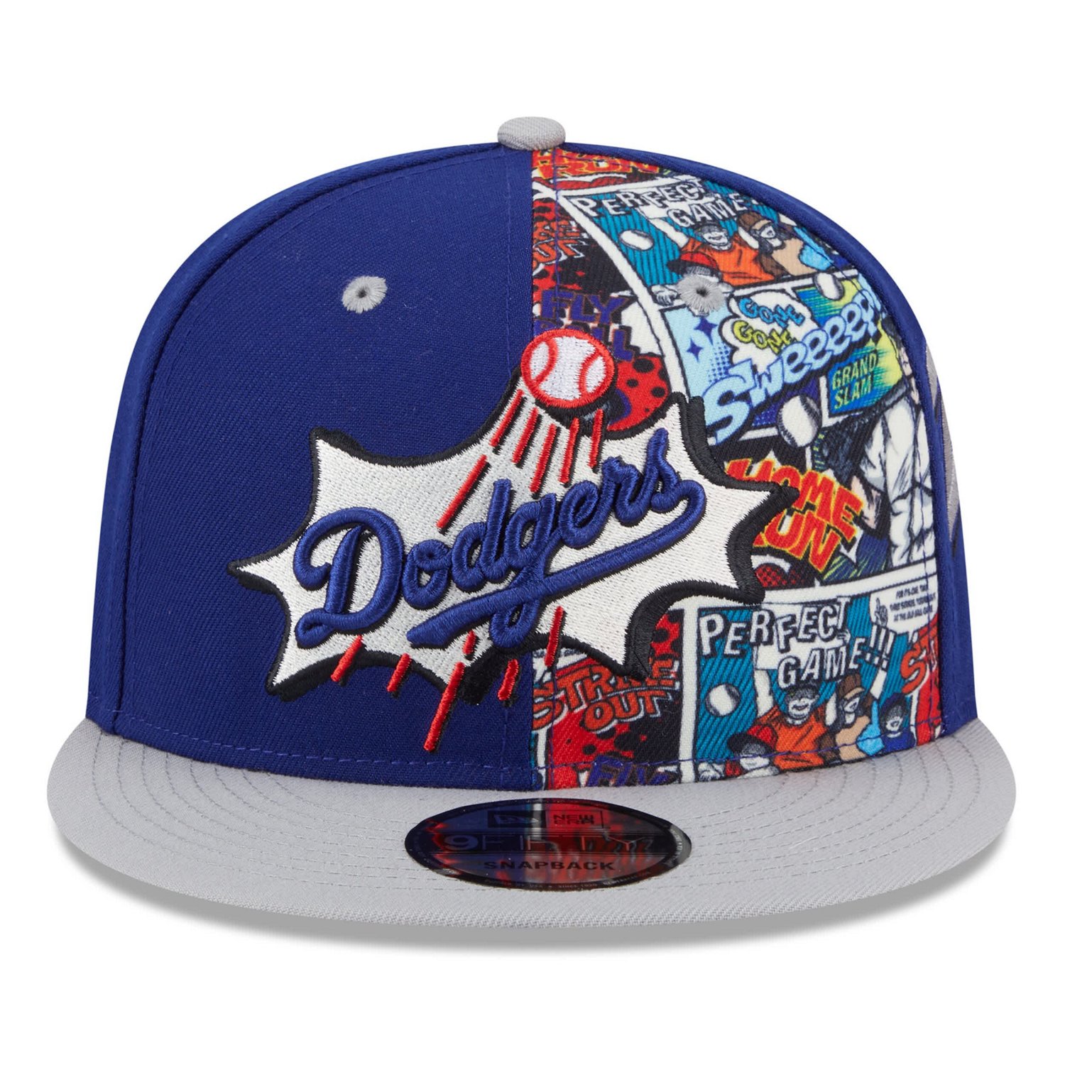 New Era Gray Los Angeles Dodgers 2025 MLB Diamond Hero Edition 9FIFTY Snapback Hat - view number 2