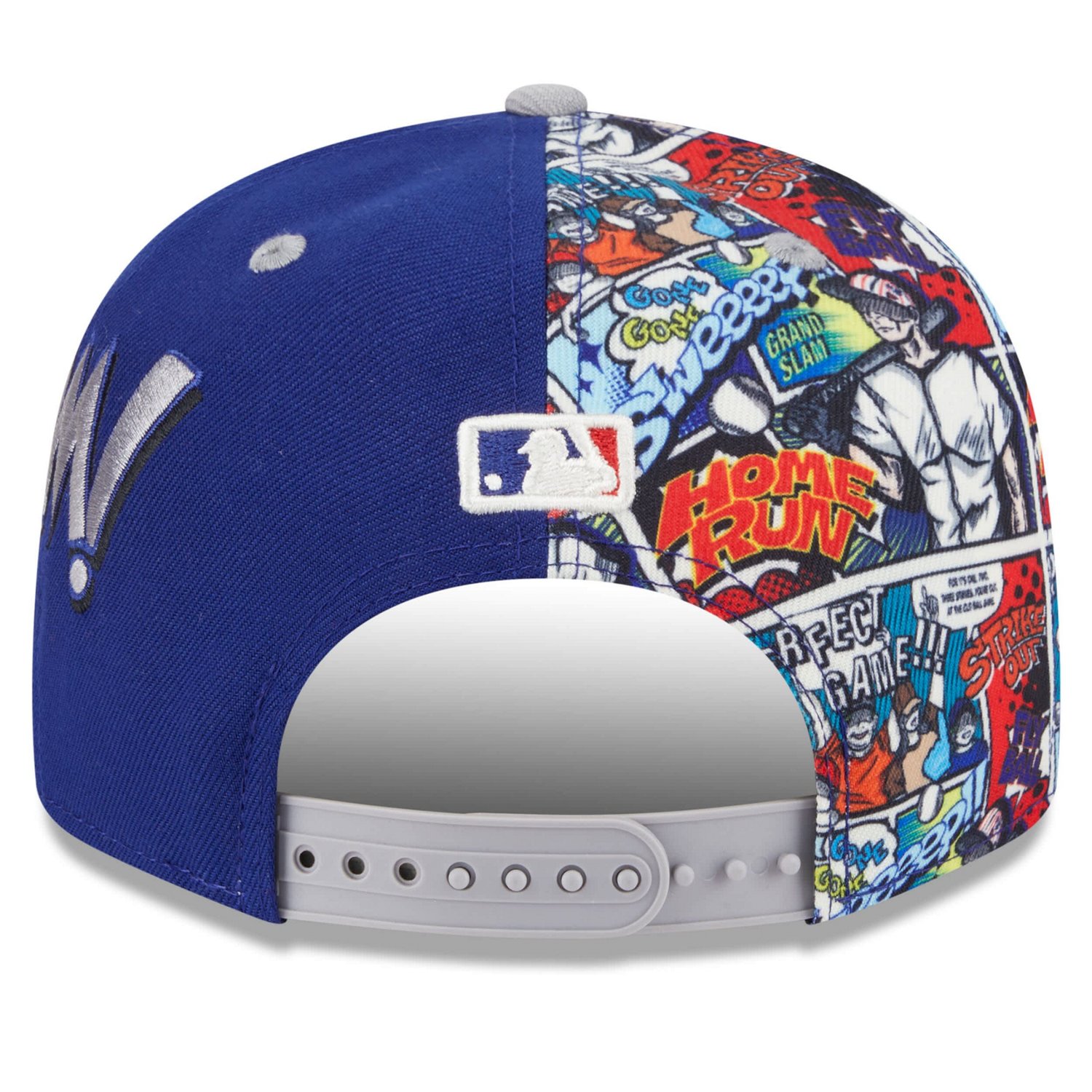 New Era Gray Los Angeles Dodgers 2025 MLB Diamond Hero Edition 9FIFTY Snapback Hat - view number 4