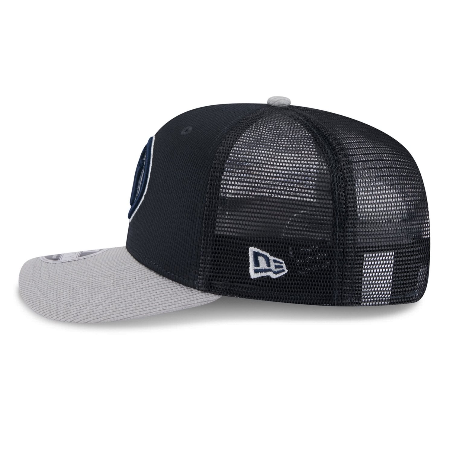 New Era Gray New York Yankees 2025 Batting Practice 9SEVENTY Stretch-Snap Trucker Hat                                            - view number 4