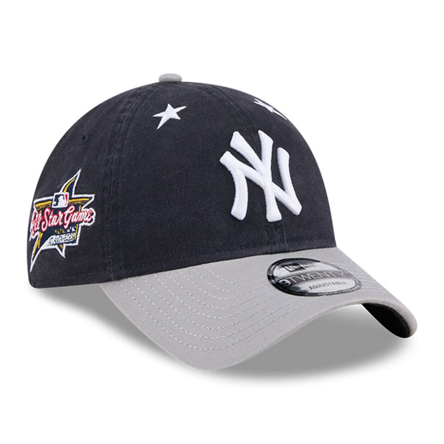 New Era Gray New York Yankees 2025 MLB All-Star Game 9TWENTY Adjustable Hat - view number 1