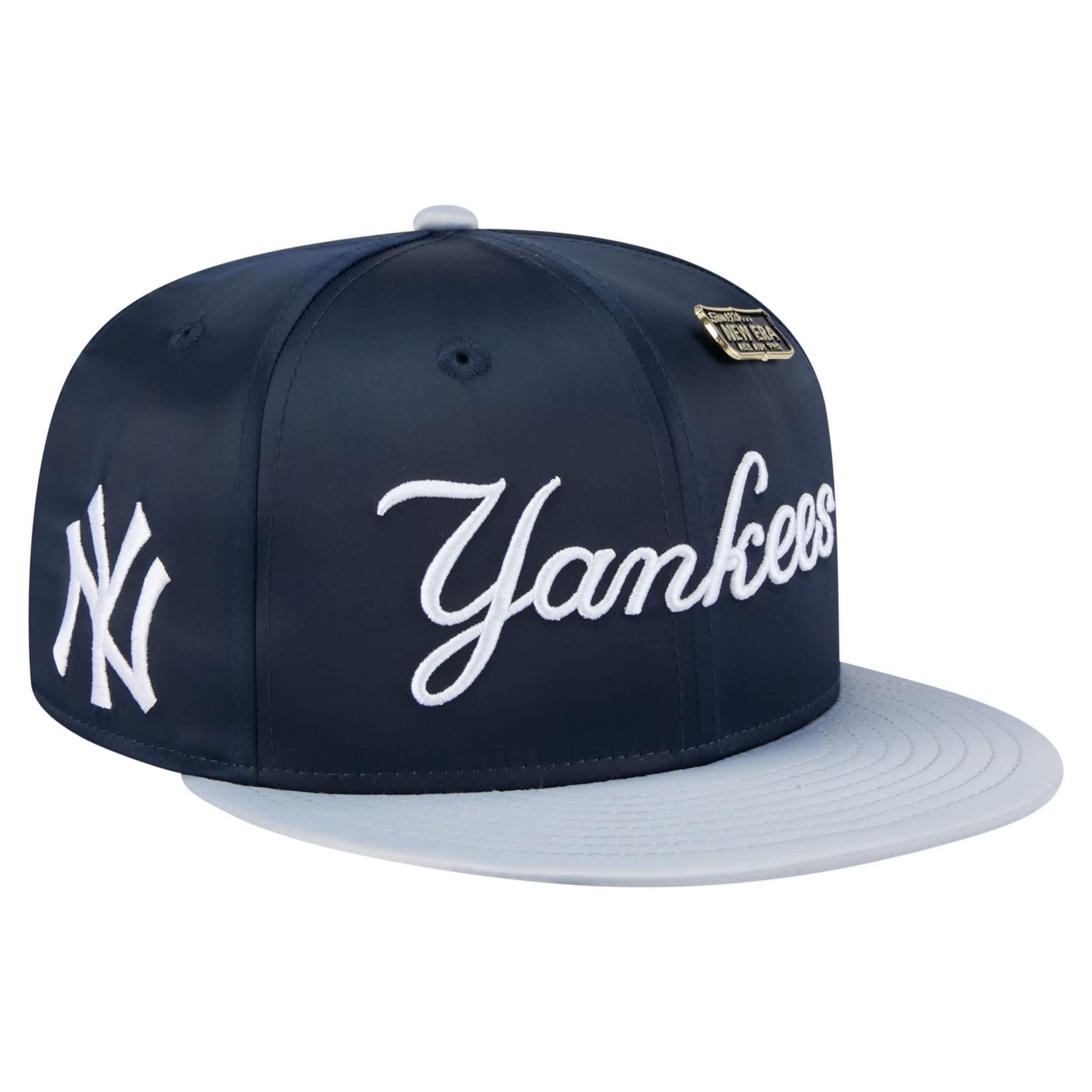 New Era Gray New York Yankees Satin 59FIFTY Fitted Hat