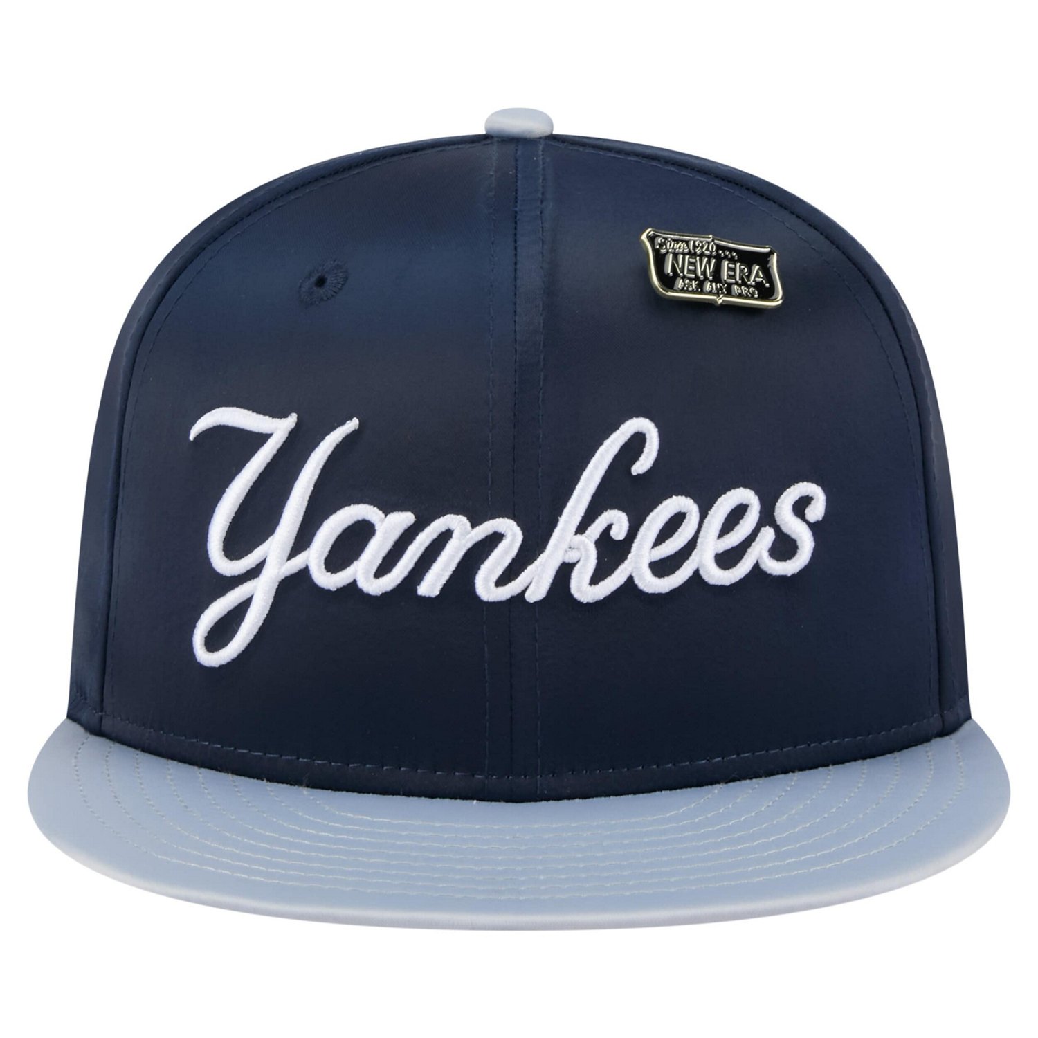New Era Gray New York Yankees Satin 59FIFTY Fitted Hat - view number 2