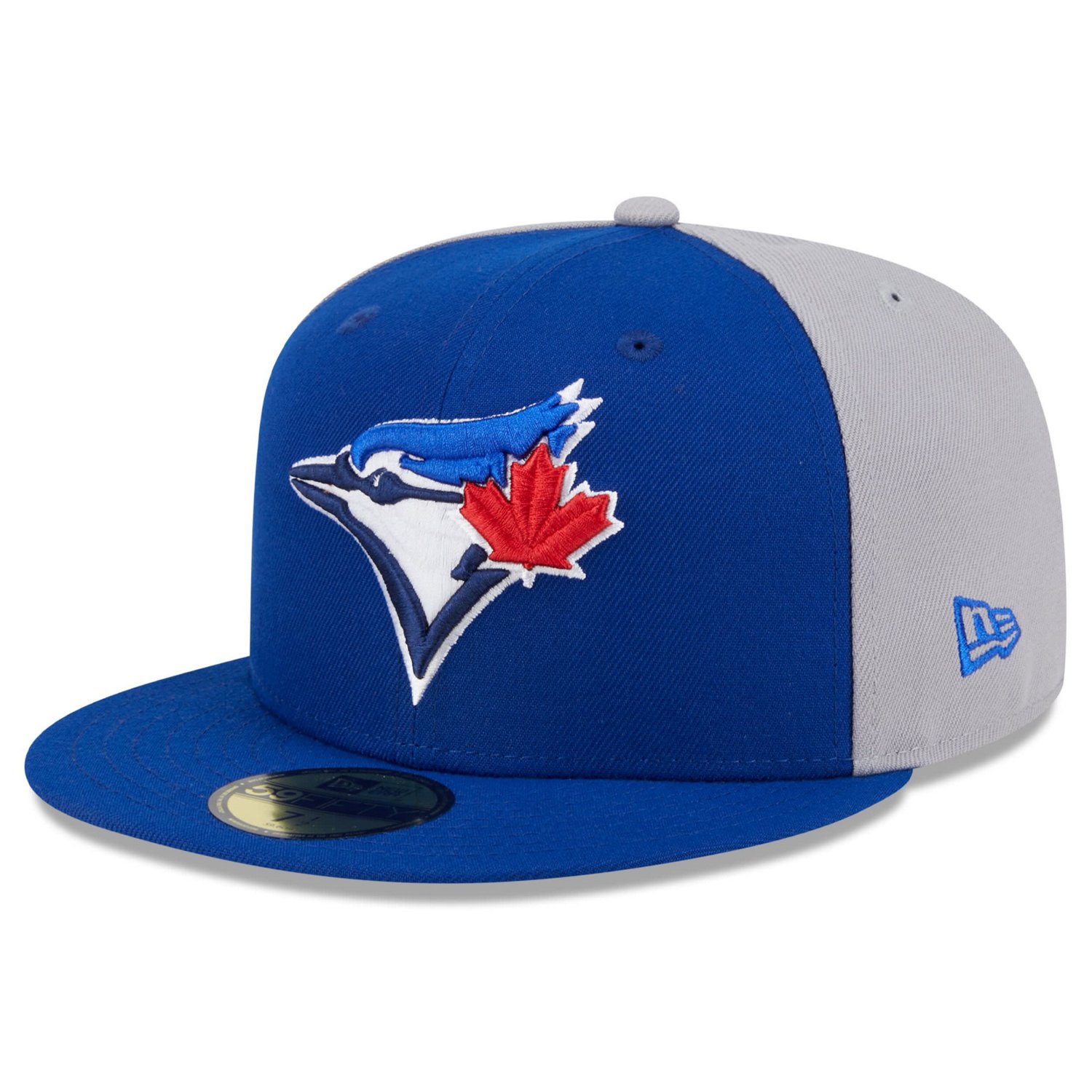 New Era Gray Toronto Blue Jays Gameday Sideswipe 59FIFTY Fitted Hat - view number 3