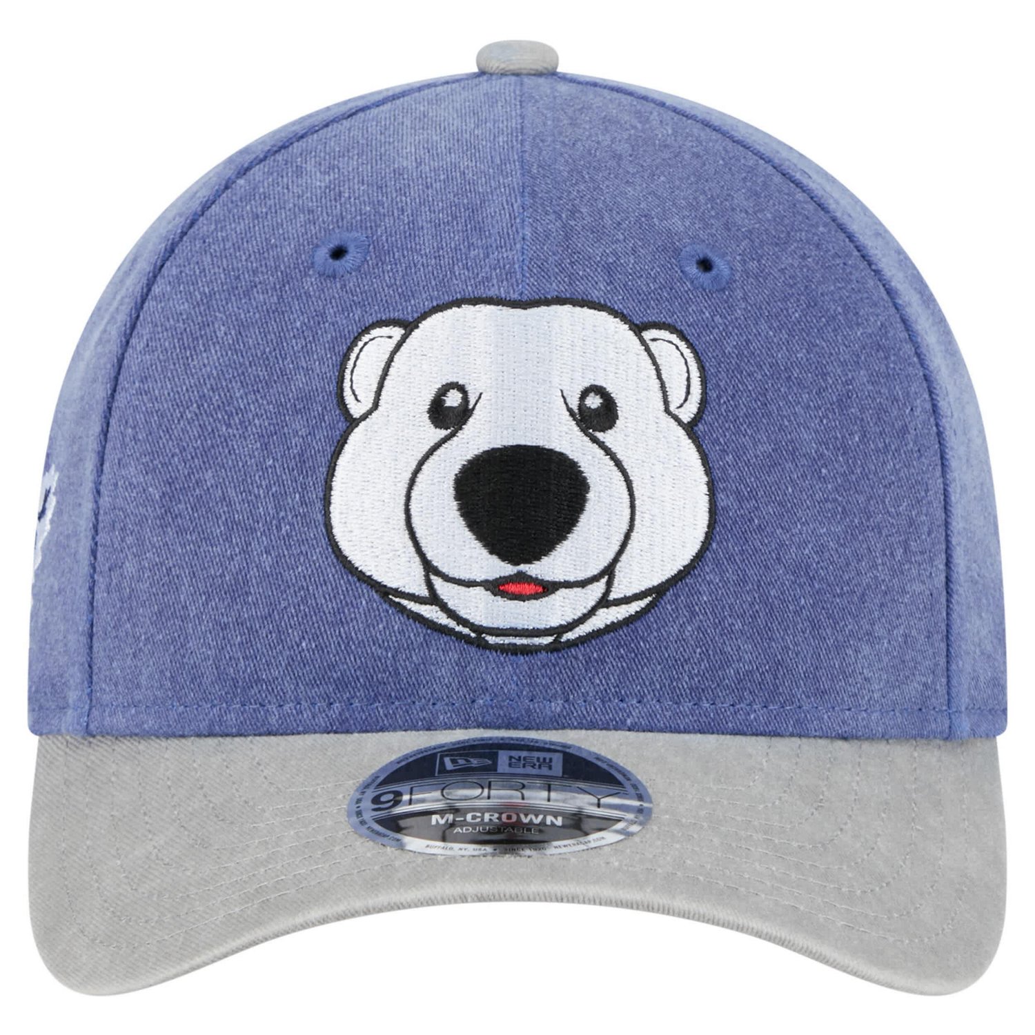 New Era Gray Toronto Maple Leafs Mascot 2-Tone 9FORTY Adjustable Hat - view number 2