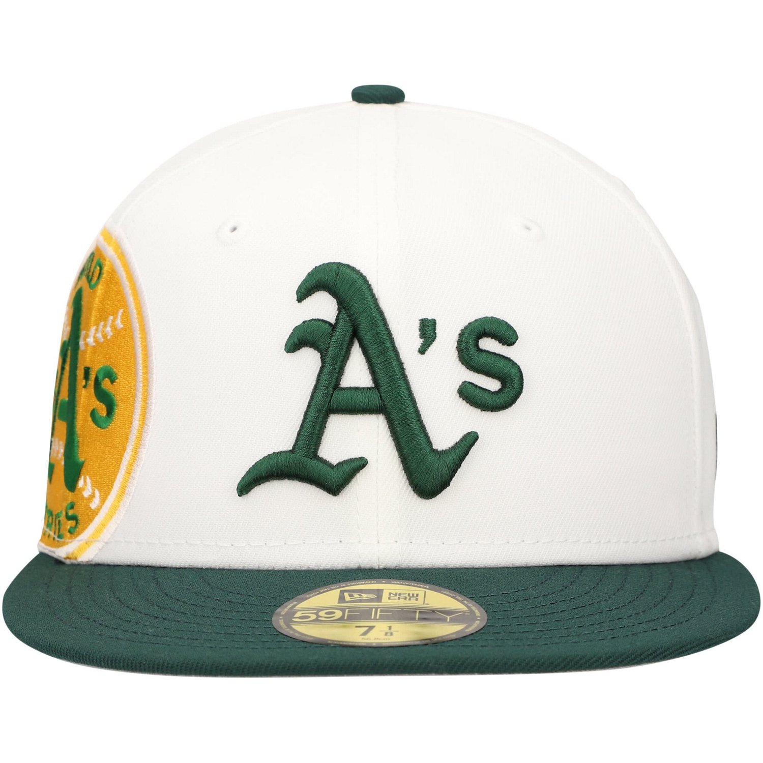 New Era Green Athletics Major Sidepatch 59FIFTY Fitted Hat