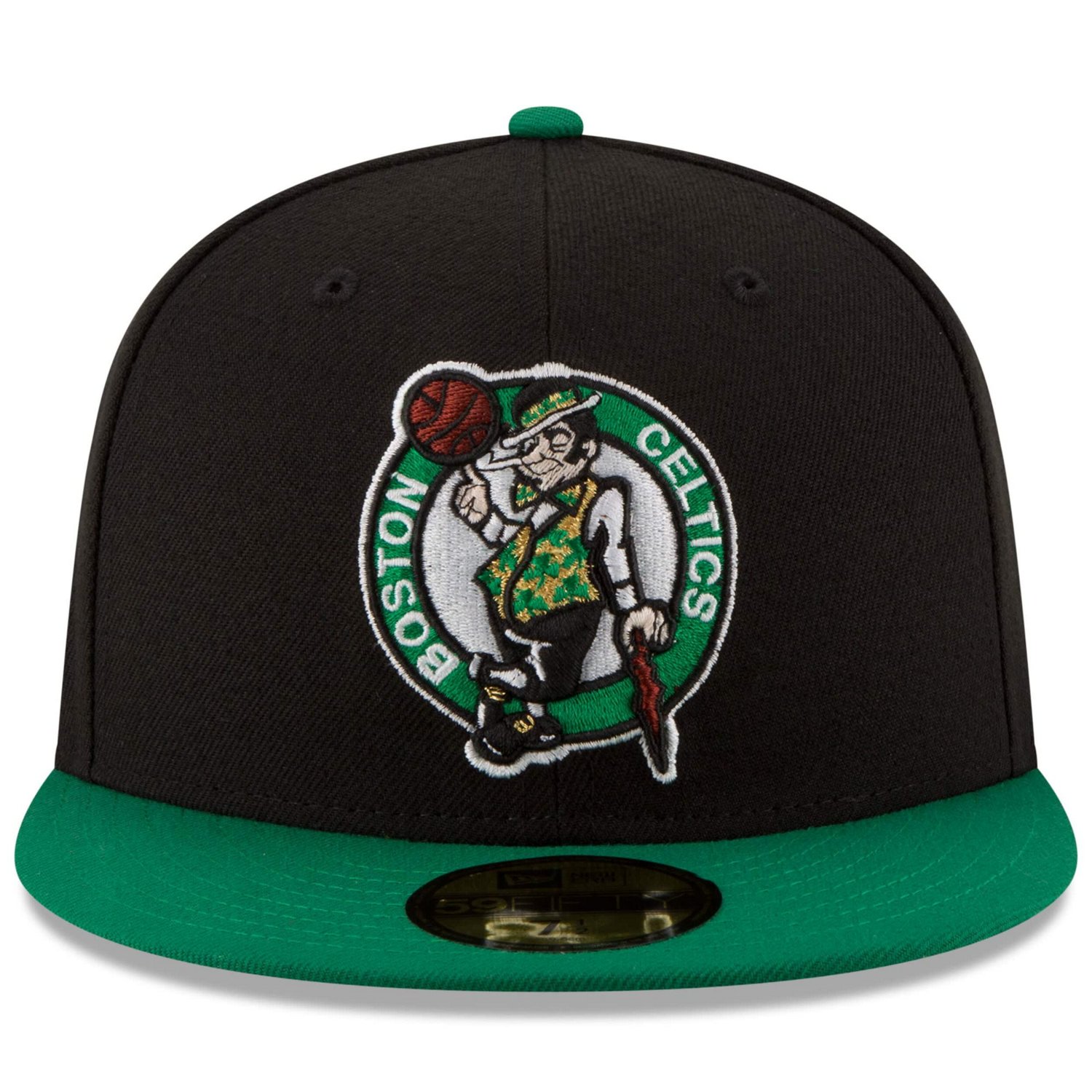 New Era Green Boston Celtics Official Team Color 2Tone 59FIFTY Fitted Hat - view number 2