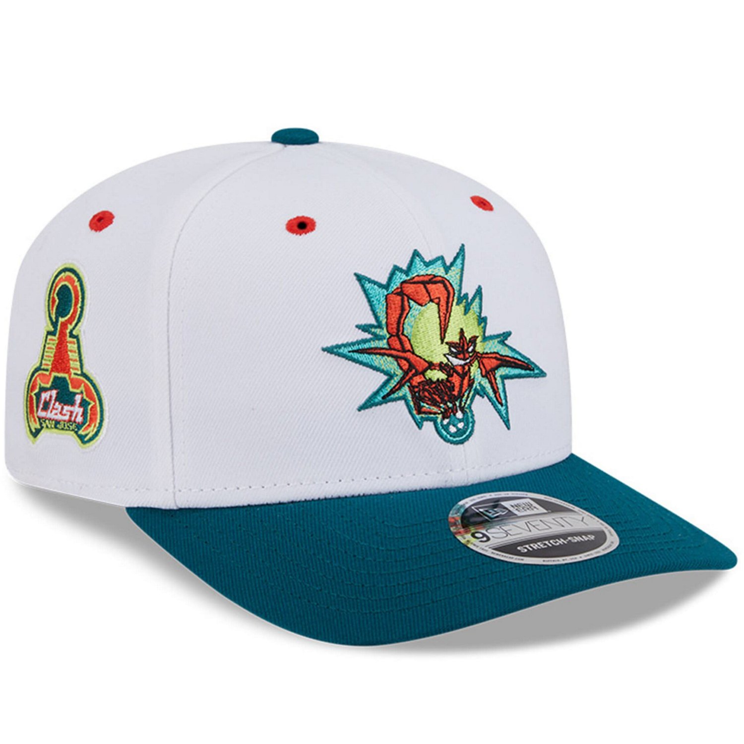 New Era Green San Jose Earthquakes 2025 Third 9SEVENTY Stretch-Snap Hat - view number 3