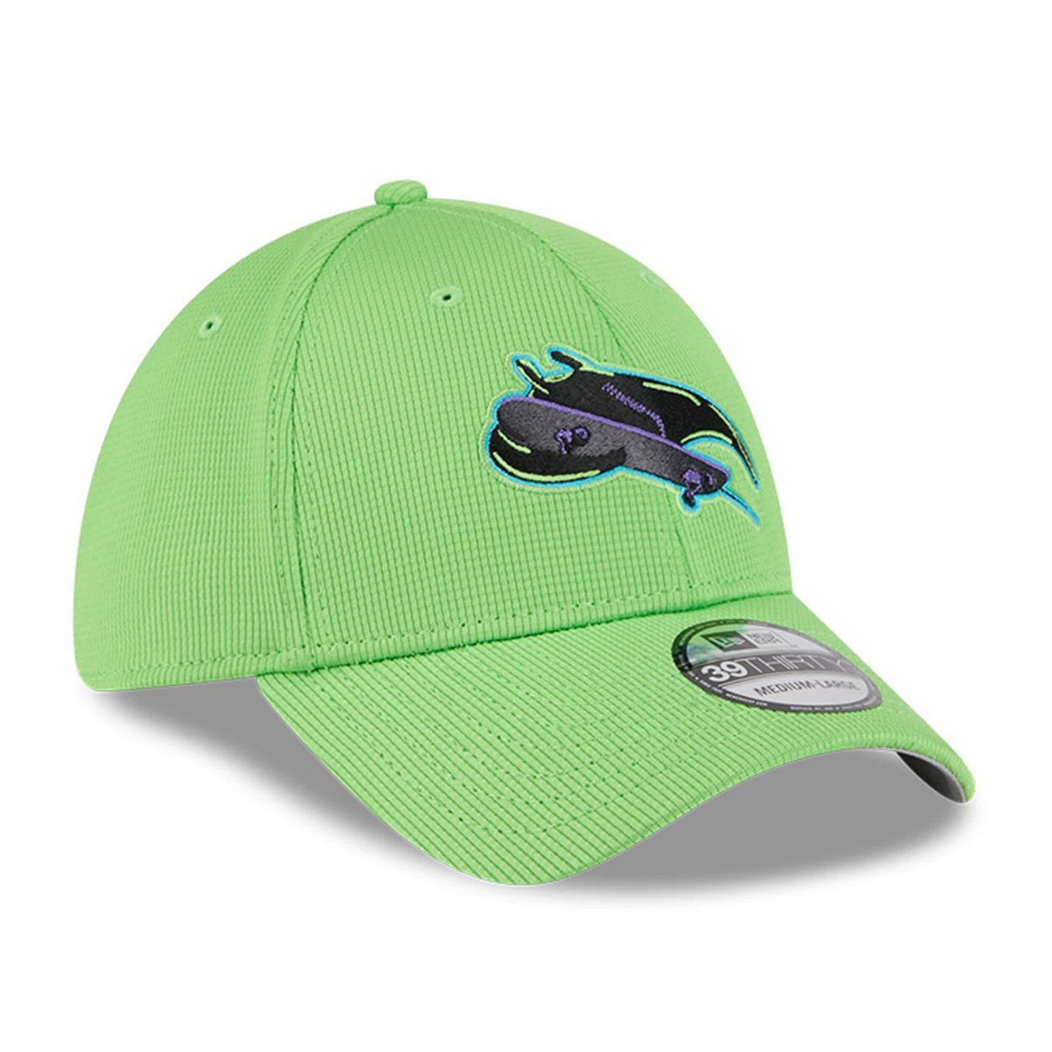 New Era Green Tampa Bay Rays City Connect Batting Practice 39THIRTY Flex Hat - view number 3