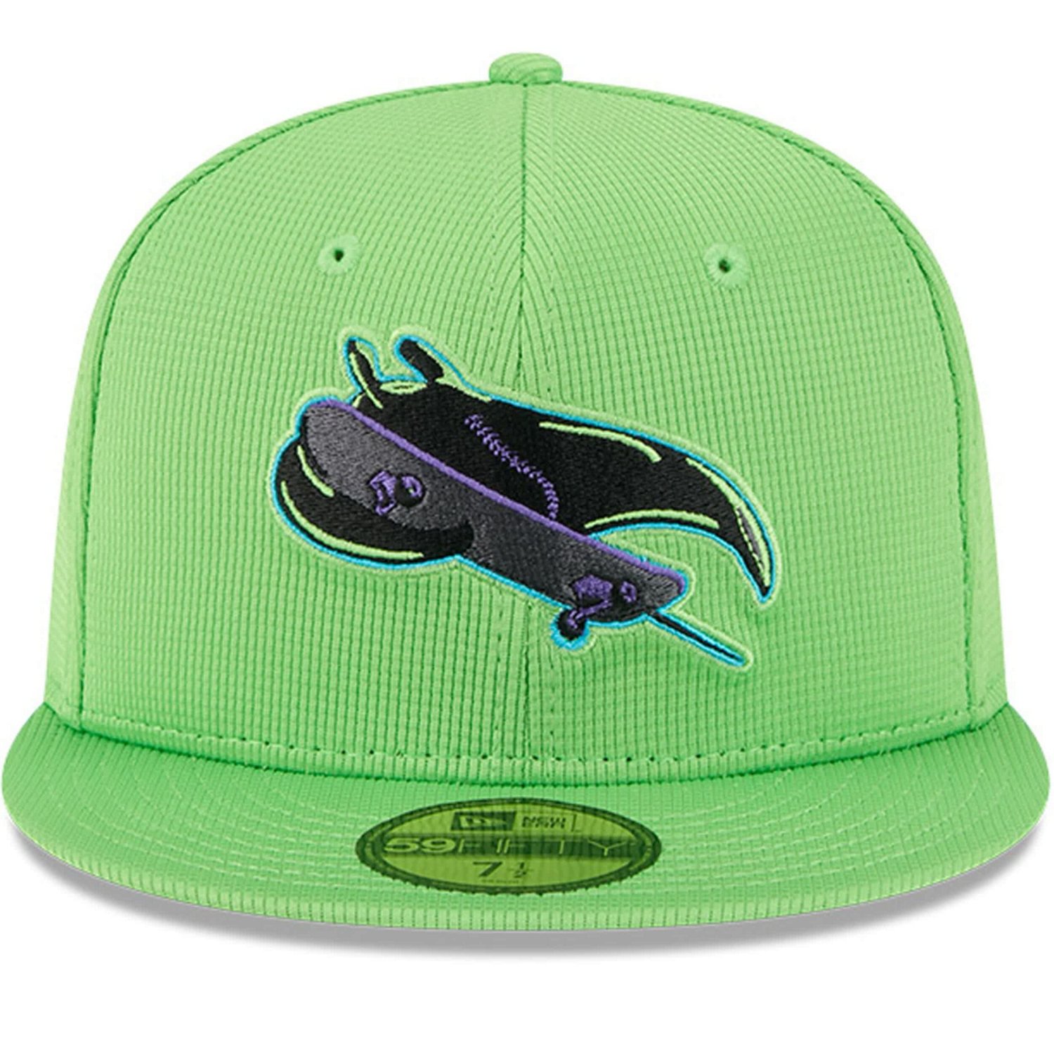 New Era Green Tampa Bay Rays City Connect Batting Practice 59FIFTY Fitted Hat - view number 2