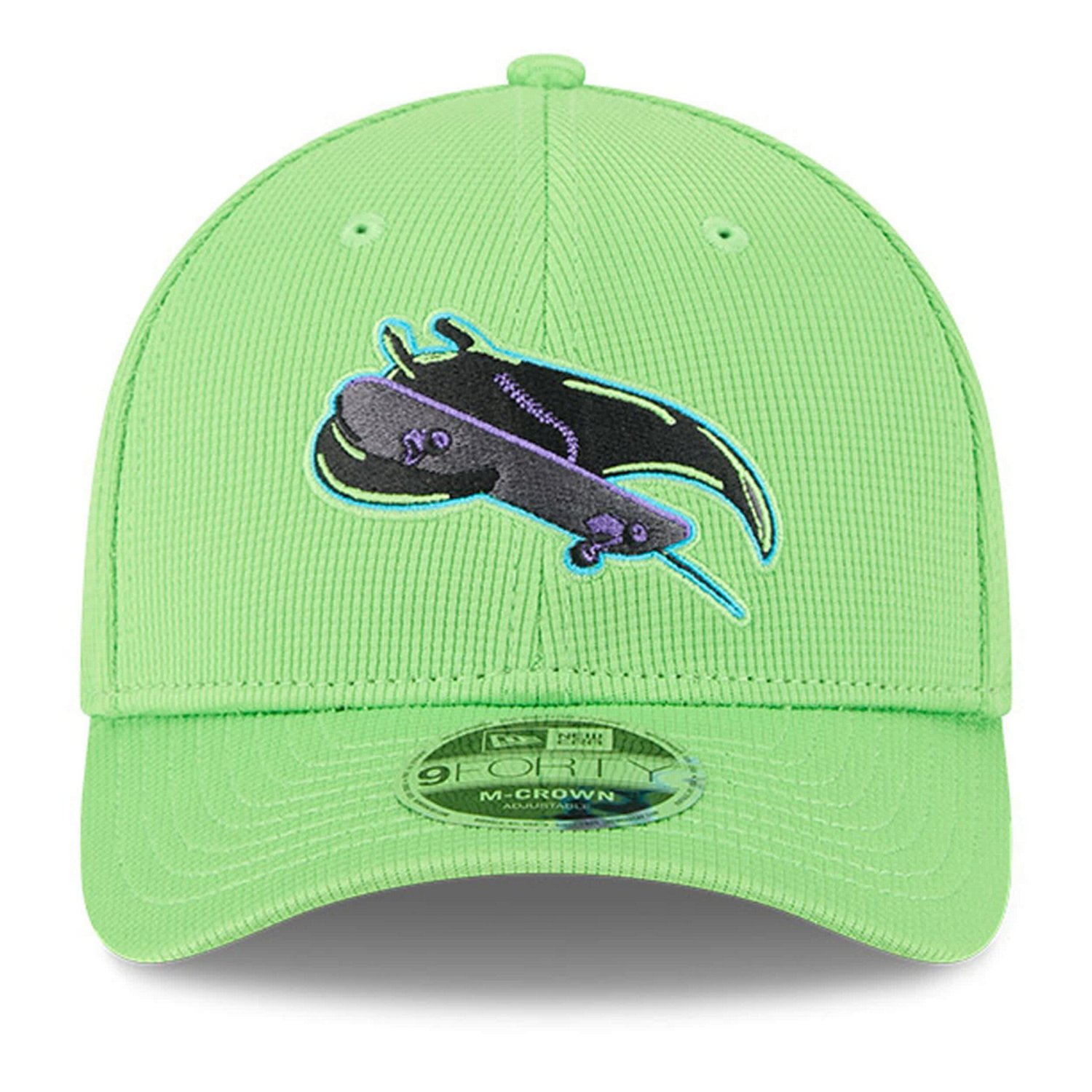 New Era Green Tampa Bay Rays City Connect Batting Practice 9FORTY M-Crown Adjustable Hat - view number 2