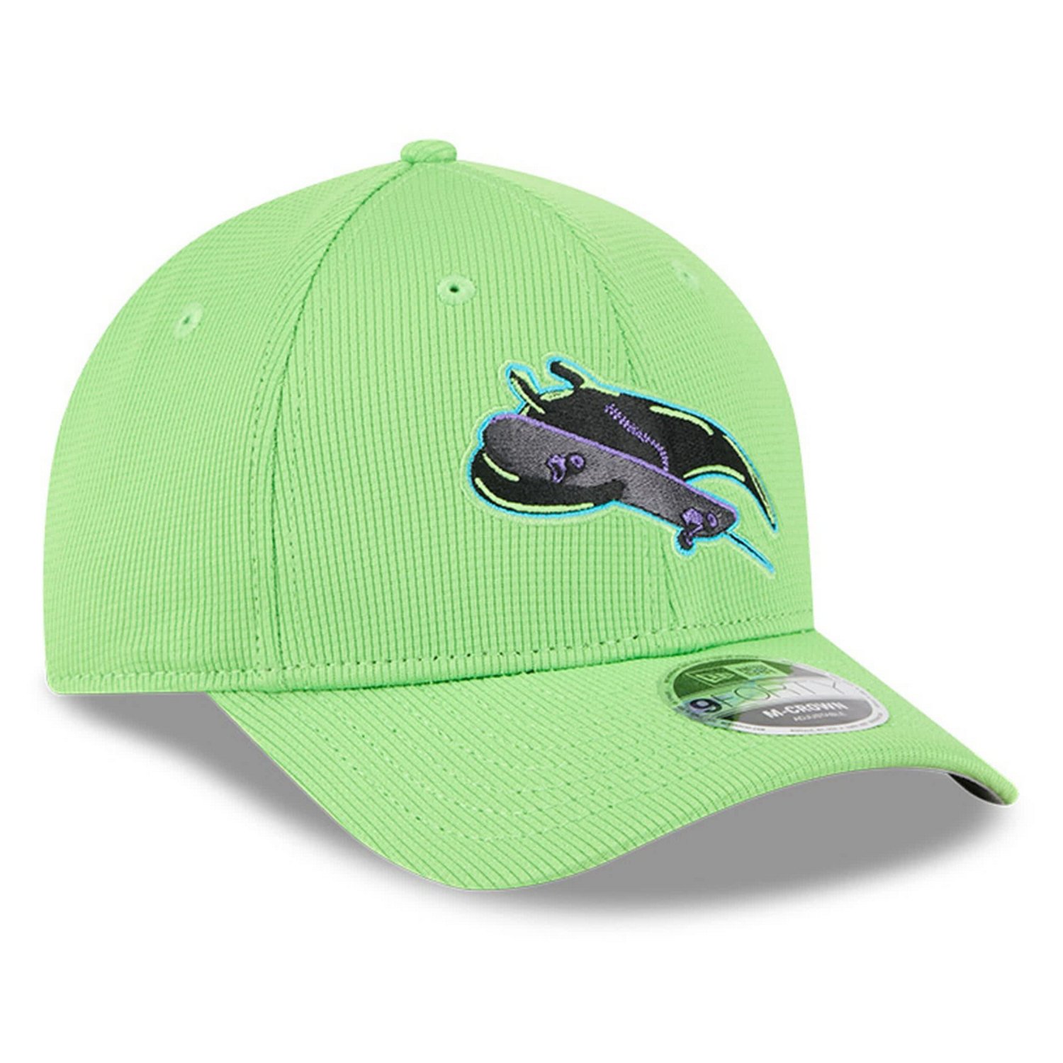 New Era Green Tampa Bay Rays City Connect Batting Practice 9FORTY M-Crown Adjustable Hat - view number 3