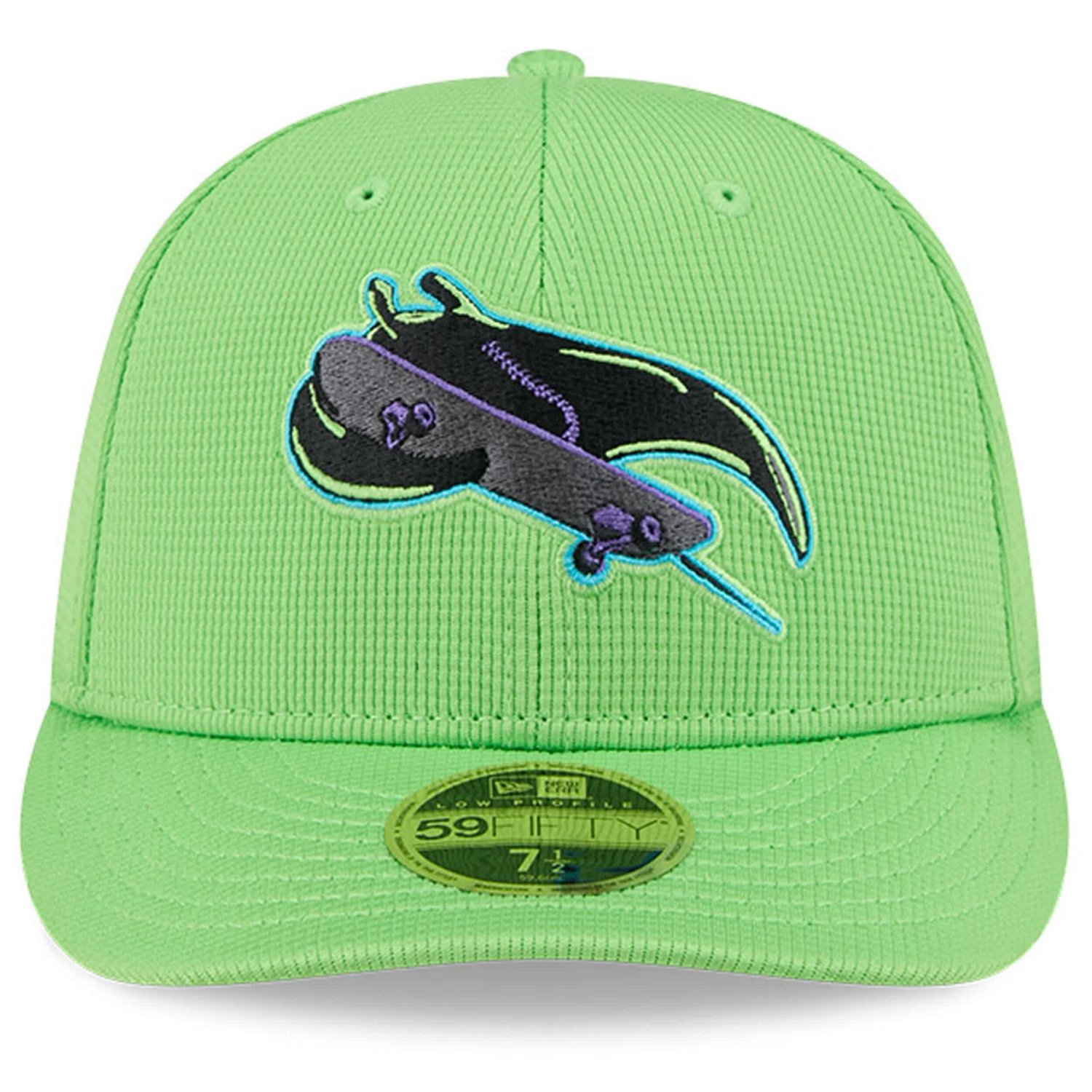New Era Green Tampa Bay Rays City Connect Batting Practice Low Profile 59FIFTY Fitted Hat - view number 2