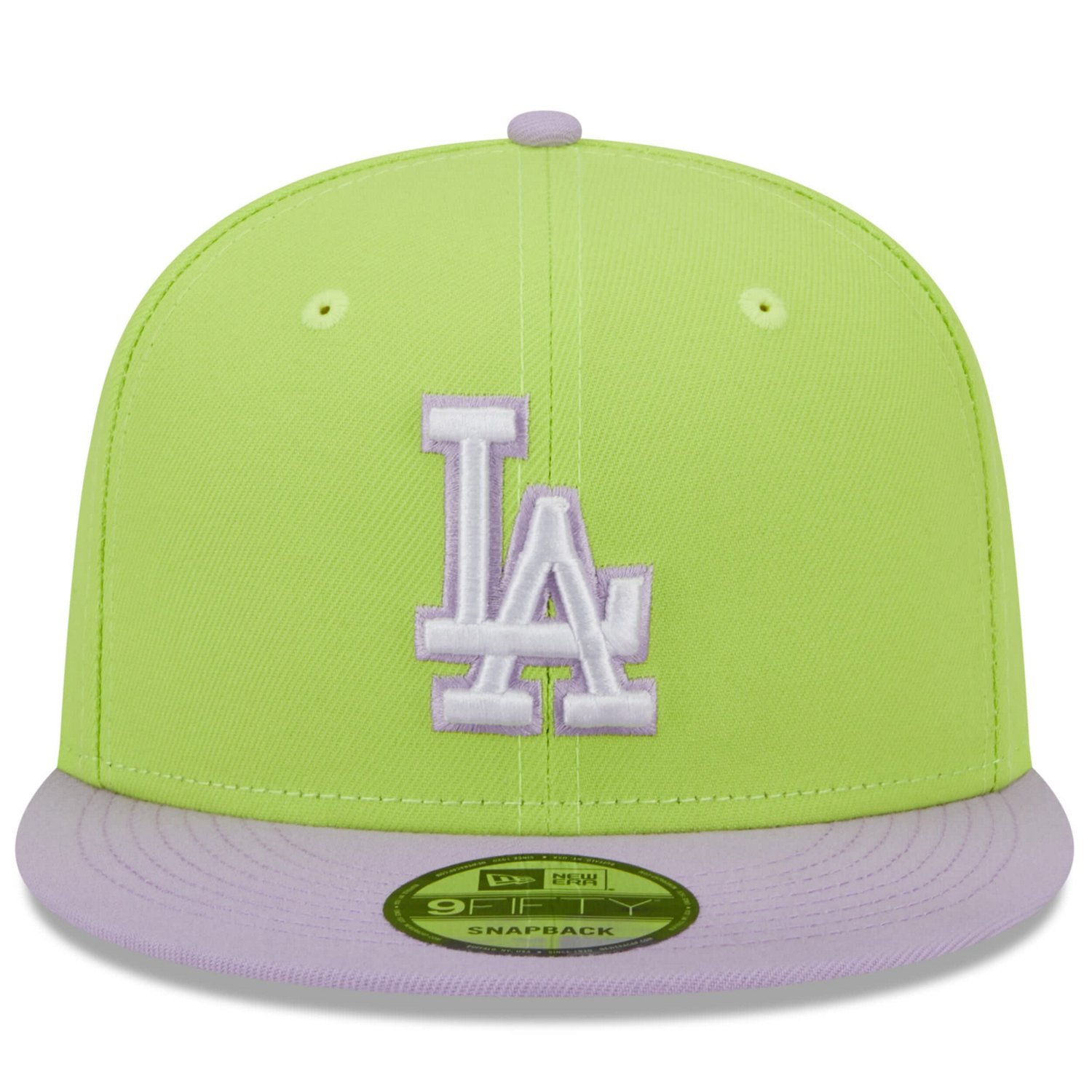 New Era /Purple Los Angeles Dodgers Spring Basic Two-Tone 9FIFTY Snapback Hat