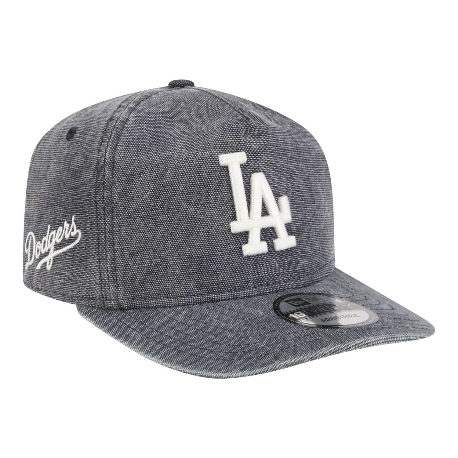 New Era Heather Los Angeles Dodgers Denim Classic 19TWENTY Adjustable Hat - view number 3