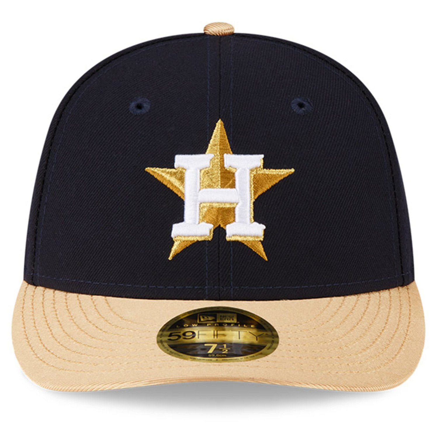 New Era Houston Astros 2023 Gold Collection Low Profile 59FIFTY Fitted Hat