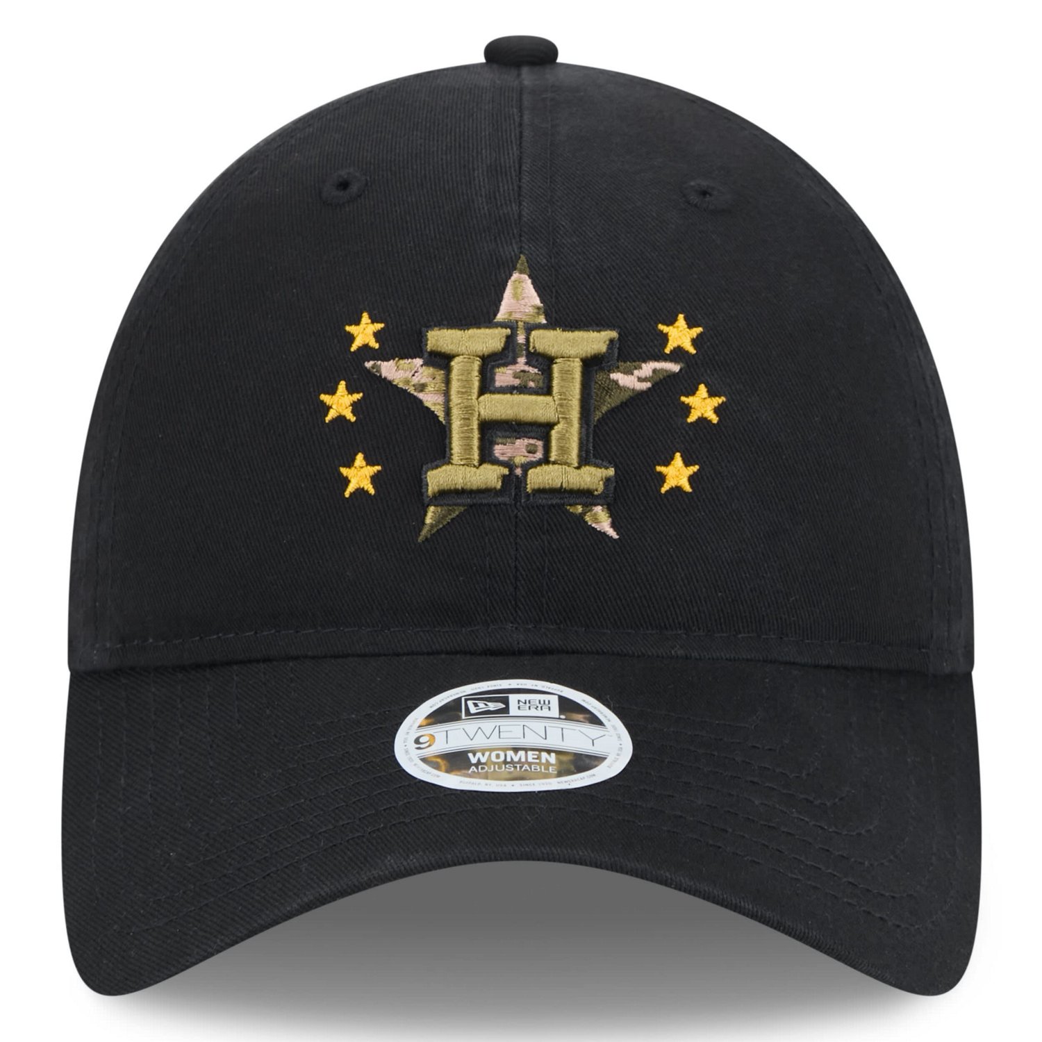 New Era Houston Astros 2024 Armed Forces Day 9TWENTY Adjustable Hat - view number 2