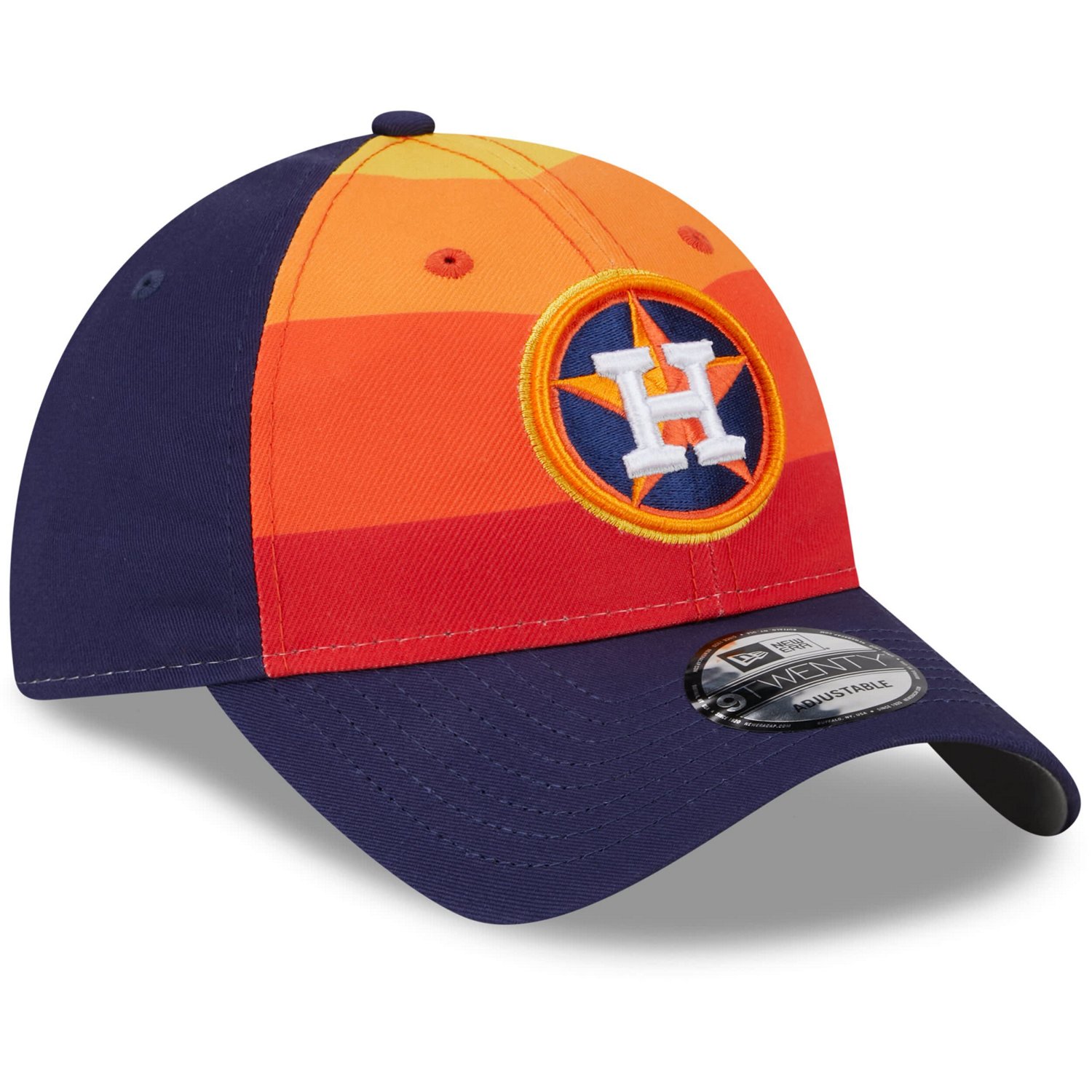 New Era Houston Astros 2024 Batting Practice 9TWENTY Adjustable Hat - view number 3