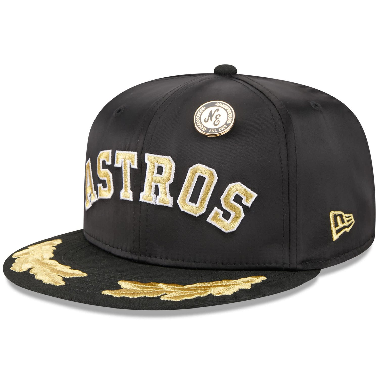 New Era Houston Astros 2025 59FIFTY Day Gold Leaf 59FIFTY Fitted Hat