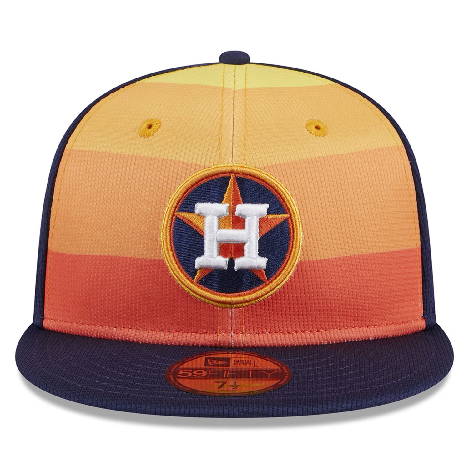 New Era Houston Astros 2025 Batting Practice 59FIFTY Fitted Hat - view number 2