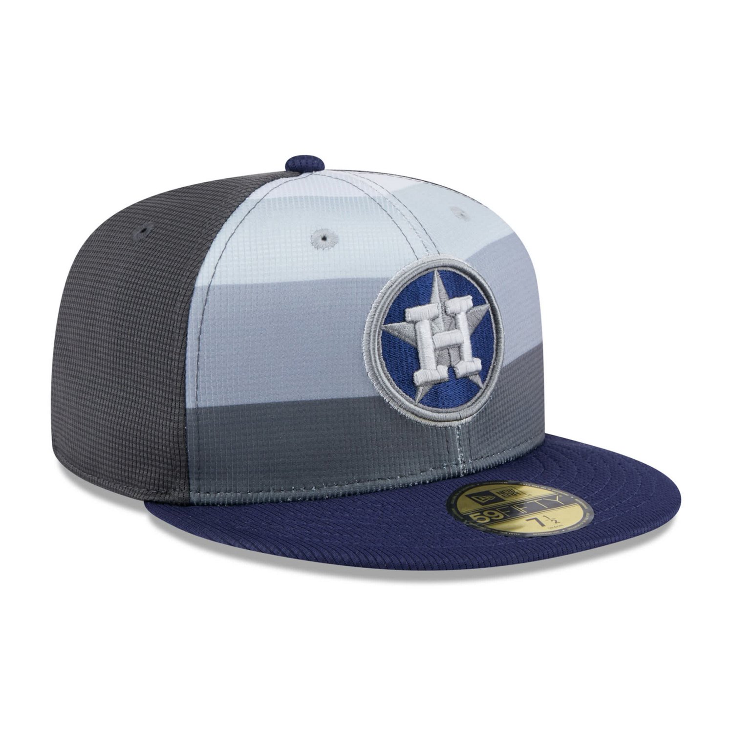New Era Houston Astros 2025 Batting Practice 59FIFTY Fitted Hat - view number 3