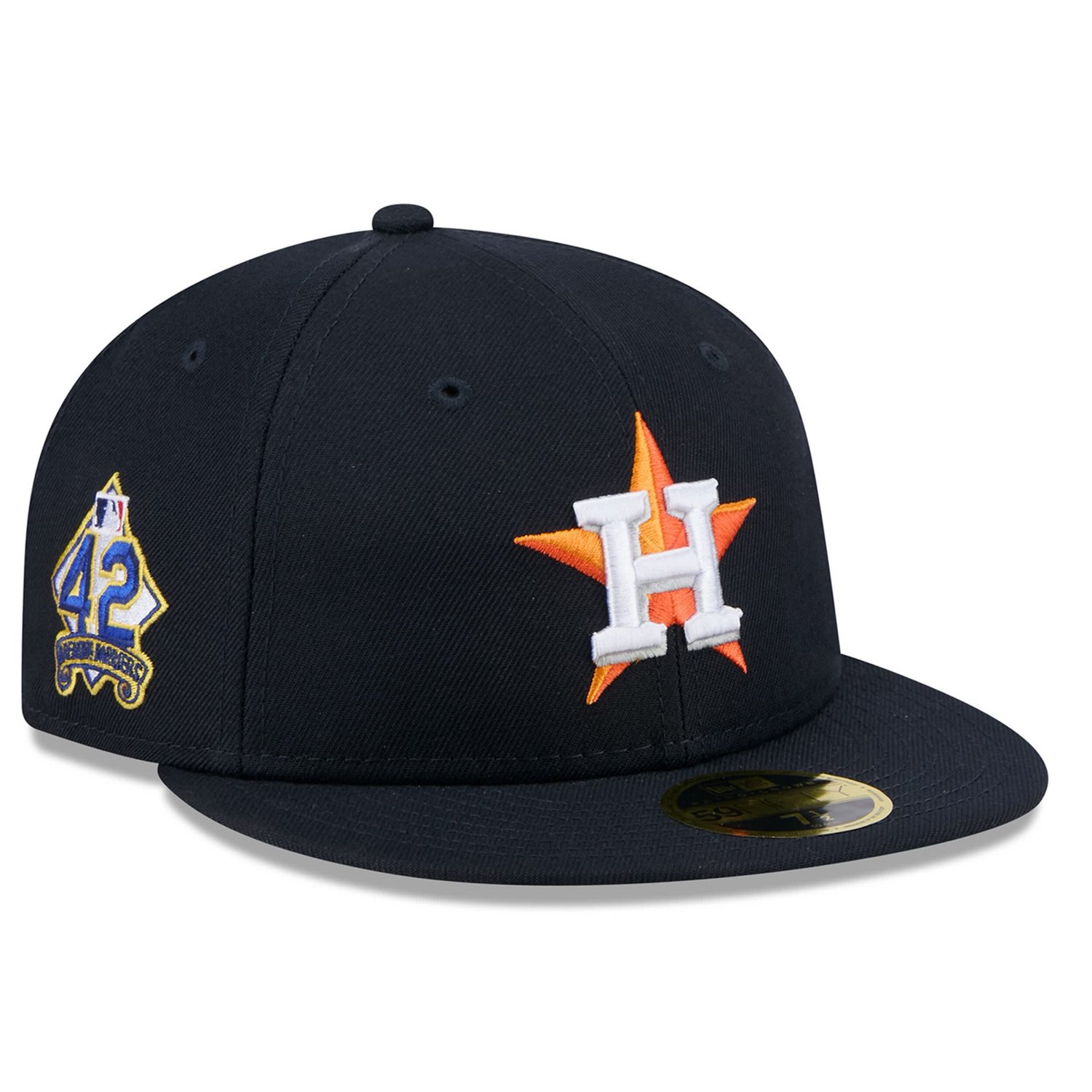 New Era Houston Astros 2025 Jackie Robinson Day Retro Crown 59FIFTY Unstructured Fitted Hat