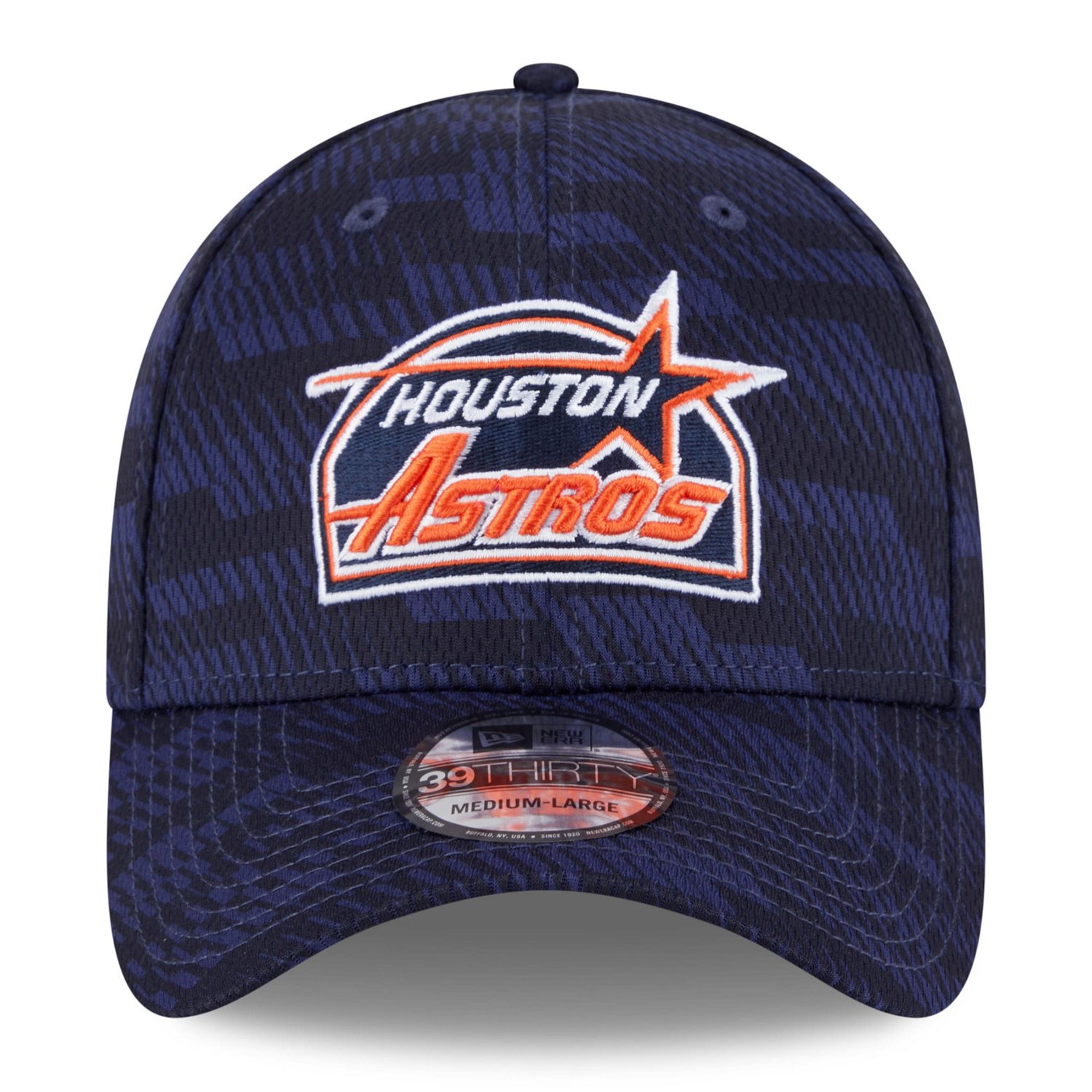 New Era Houston Astros 2025 MLB Clubhouse 39THIRTY Flex Hat - view number 2