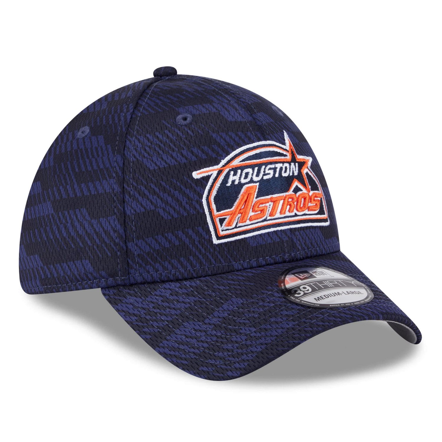 New Era Houston Astros 2025 MLB Clubhouse 39THIRTY Flex Hat - view number 3