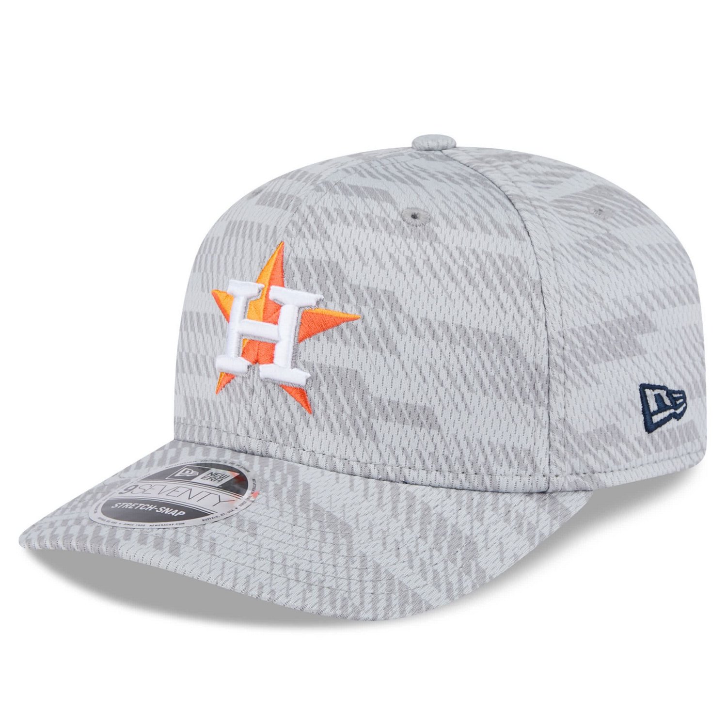 New Era Houston Astros 2025 MLB Clubhouse 9SEVENTY Stretch-Snap Hat - view number 3