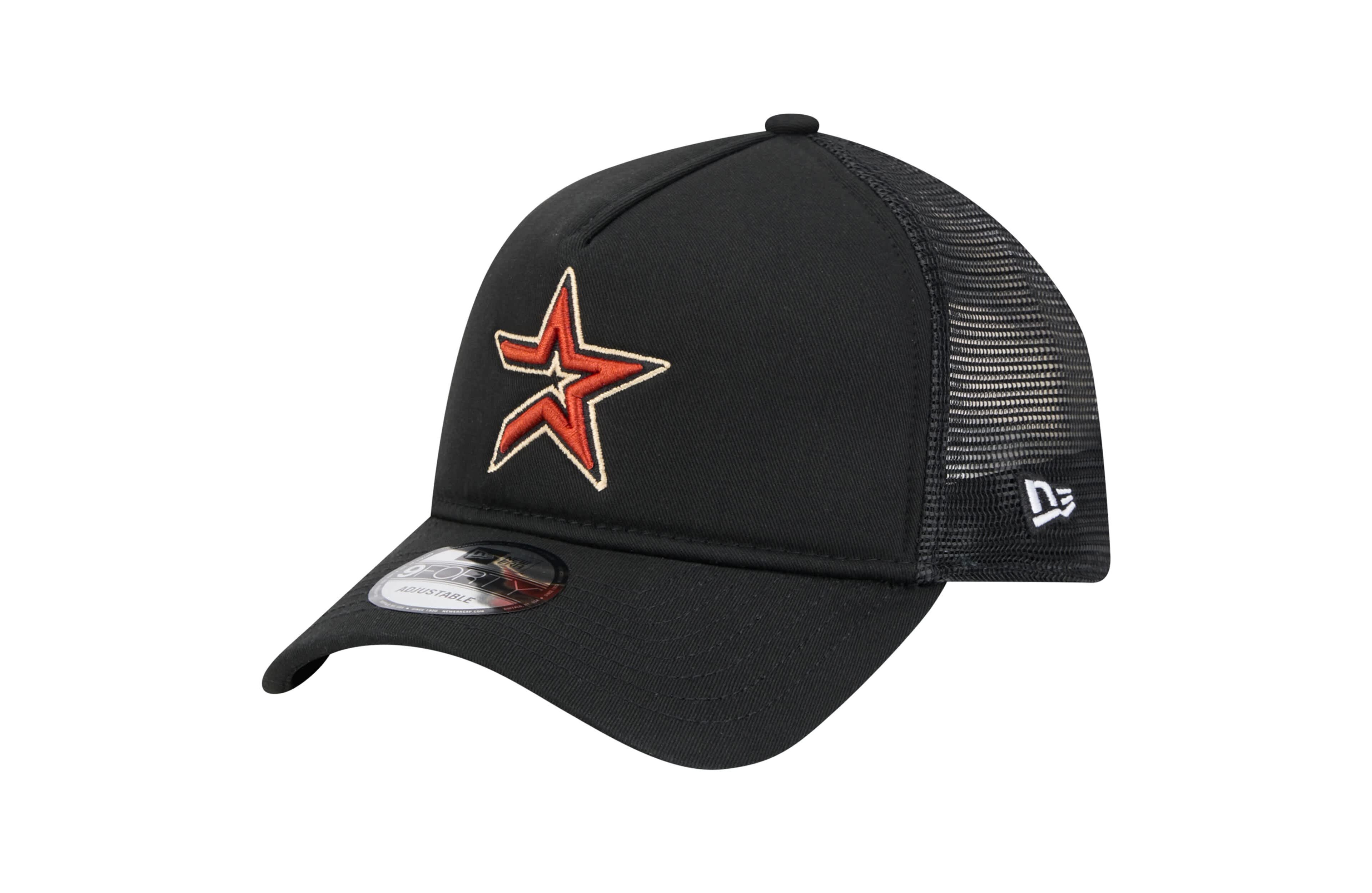 New Era Houston Astros 9FORTY A-Frame Trucker Adjustable Hat