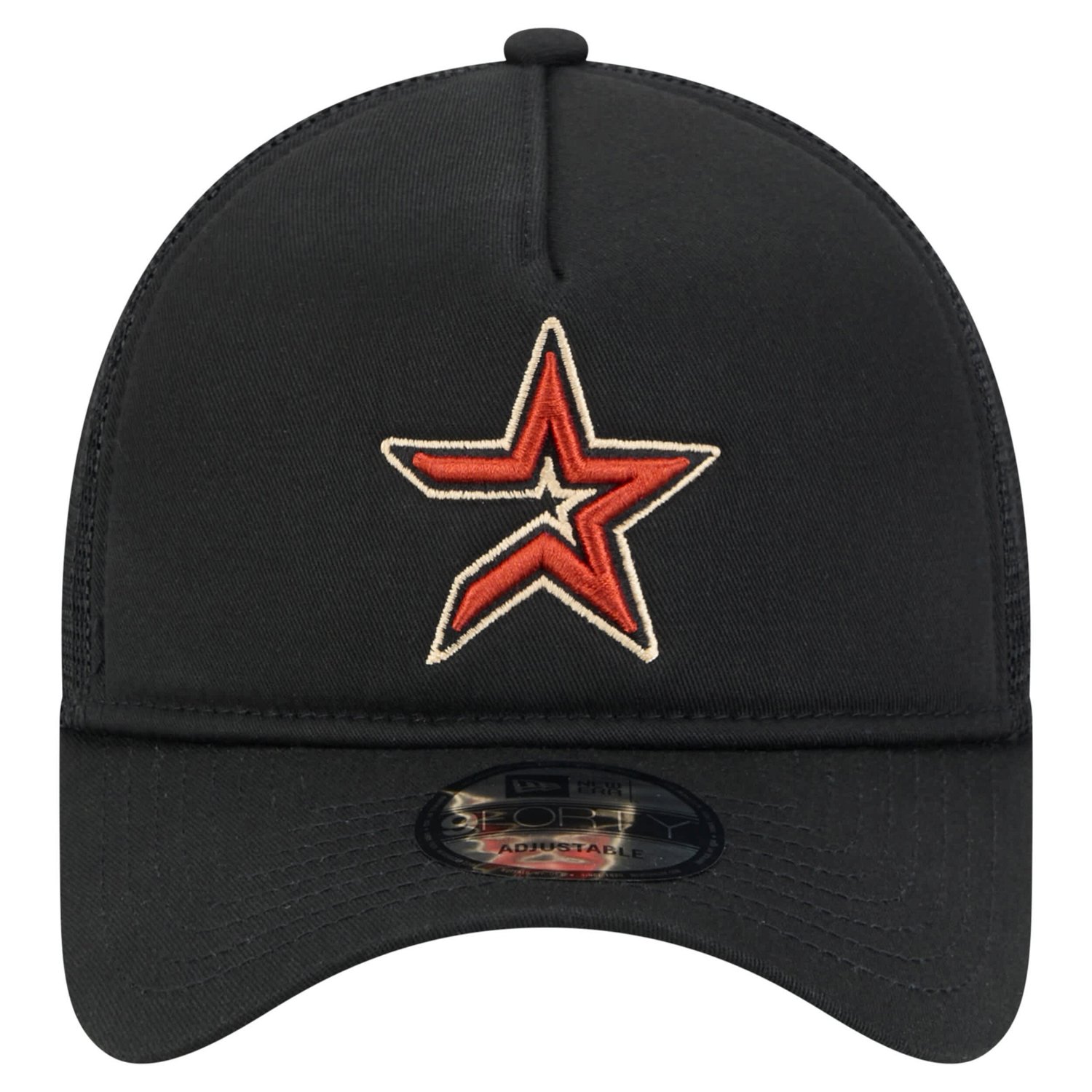 New Era Houston Astros 9FORTY A-Frame Trucker Adjustable Hat