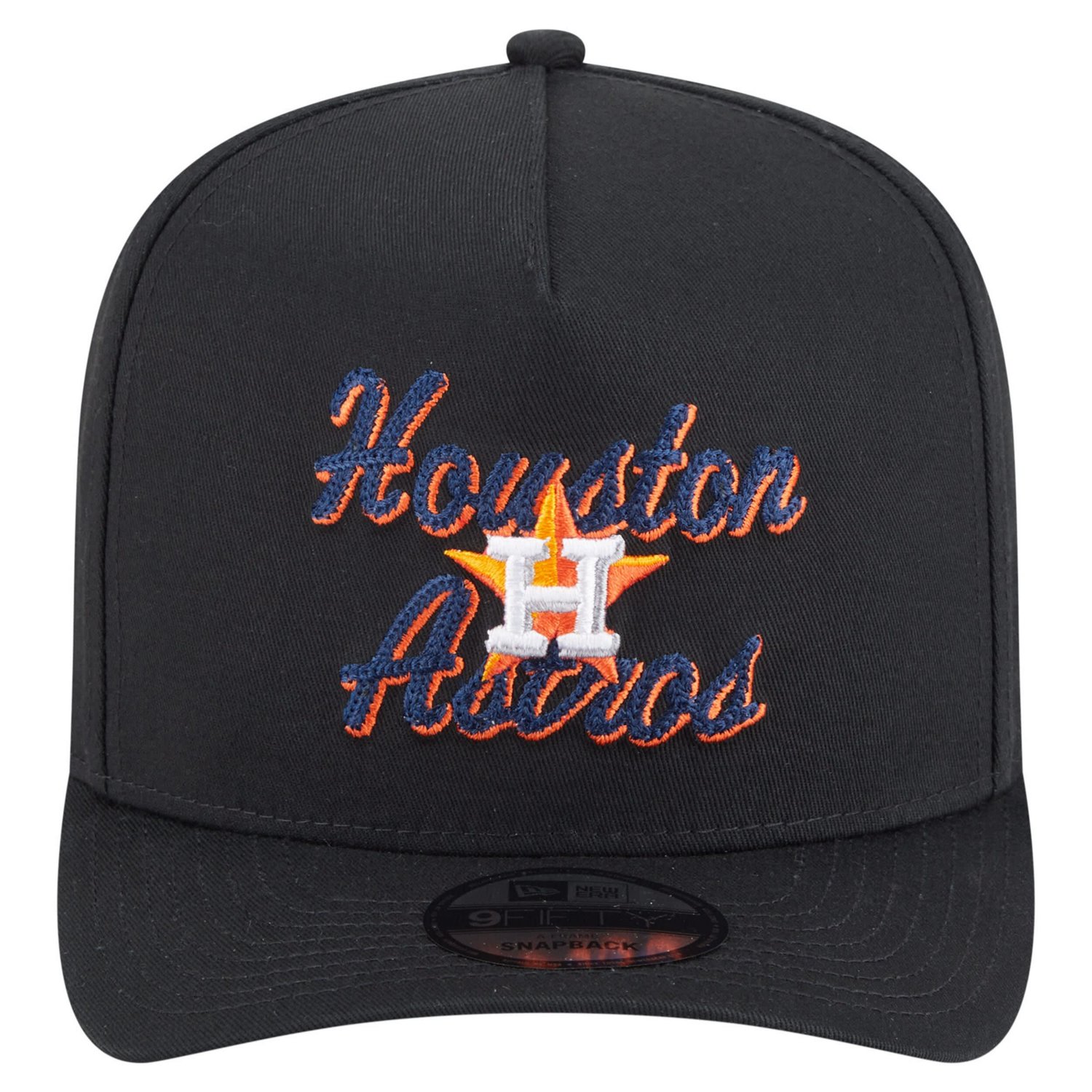 New Era Houston Astros Chainstitch 9FIFTY A-Frame Snapback Hat - view number 2