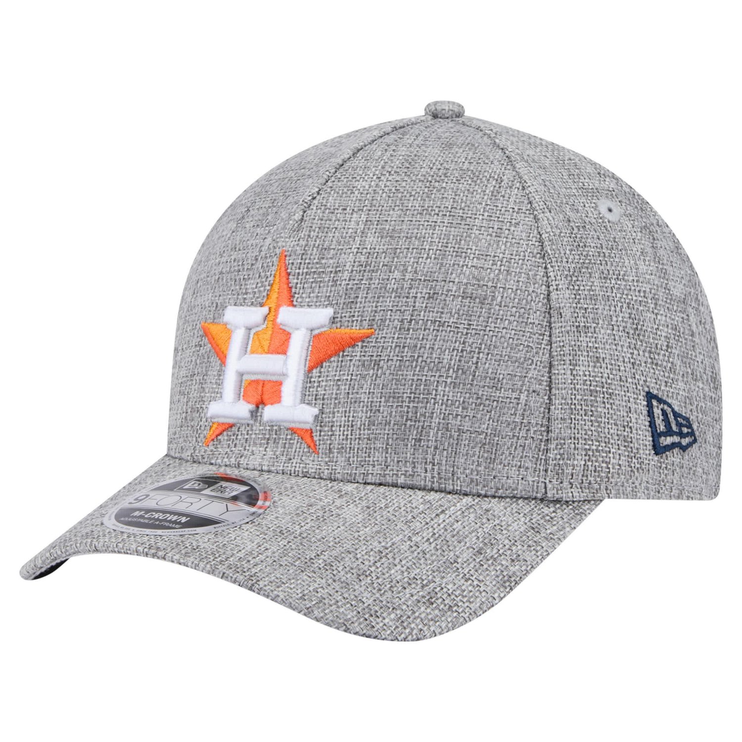 New Era Houston Astros Cotton Weave M-Crown A-Frame 9FORTY Adjustable Hat - view number 1