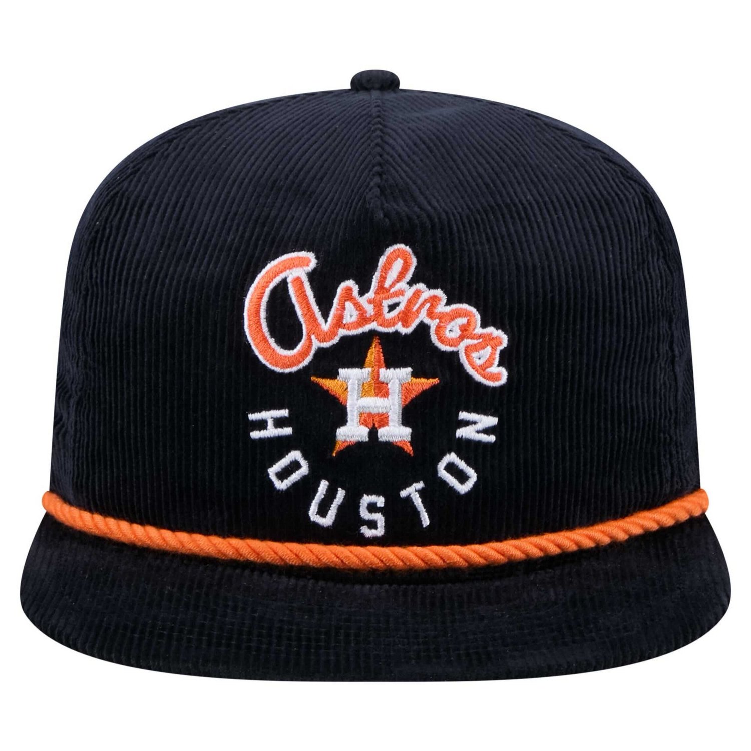 New Era Houston Astros Full Circle Corduroy Golfer Adjustable Hat - view number 2