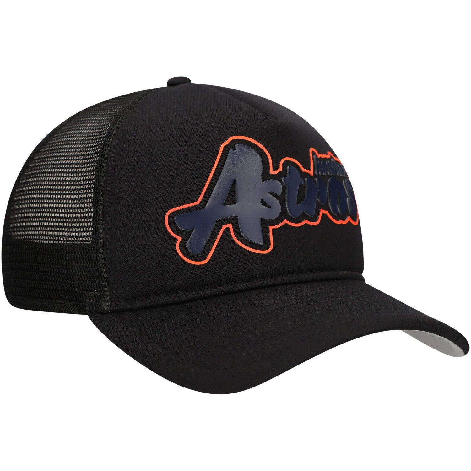 New Era Houston Astros Retro Bold A-Frame Trucker 9FORTY Adjustable Hat