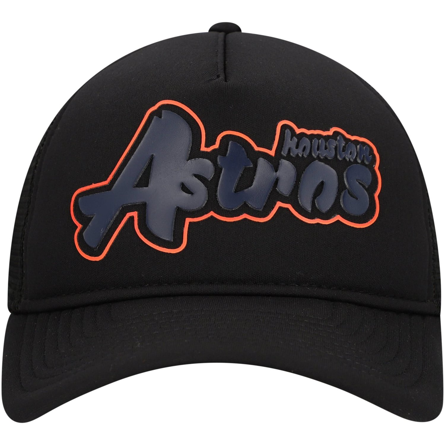 New Era Houston Astros Retro Bold A-Frame Trucker 9FORTY Adjustable Hat