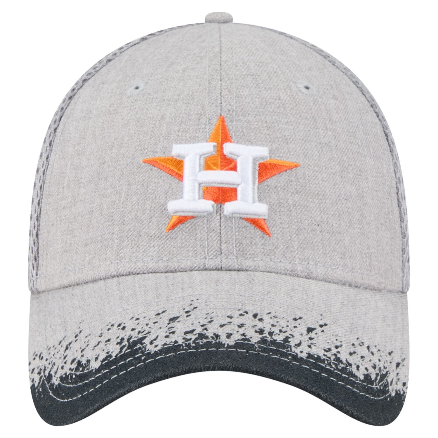 New Era Houston Astros Visor Paint Splatter 39THIRTY Flex Hat - view number 2