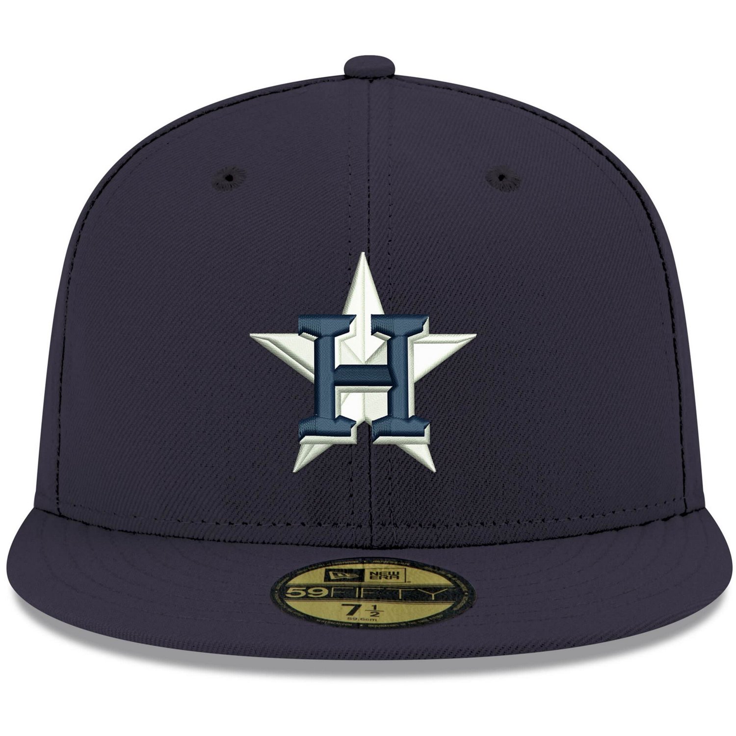 New Era Houston Astros White Logo 59FIFTY Fitted Hat - view number 2