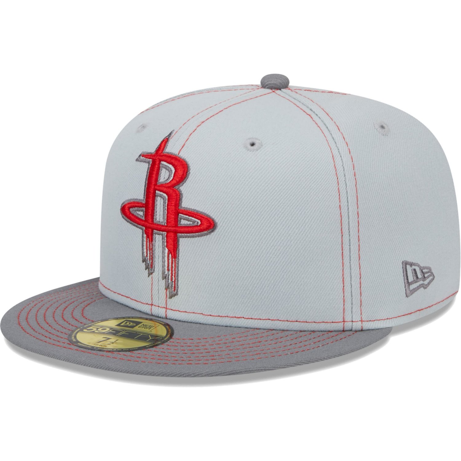 New Era Houston Rockets Color Pop 59FIFTY Fitted Hat - view number 3